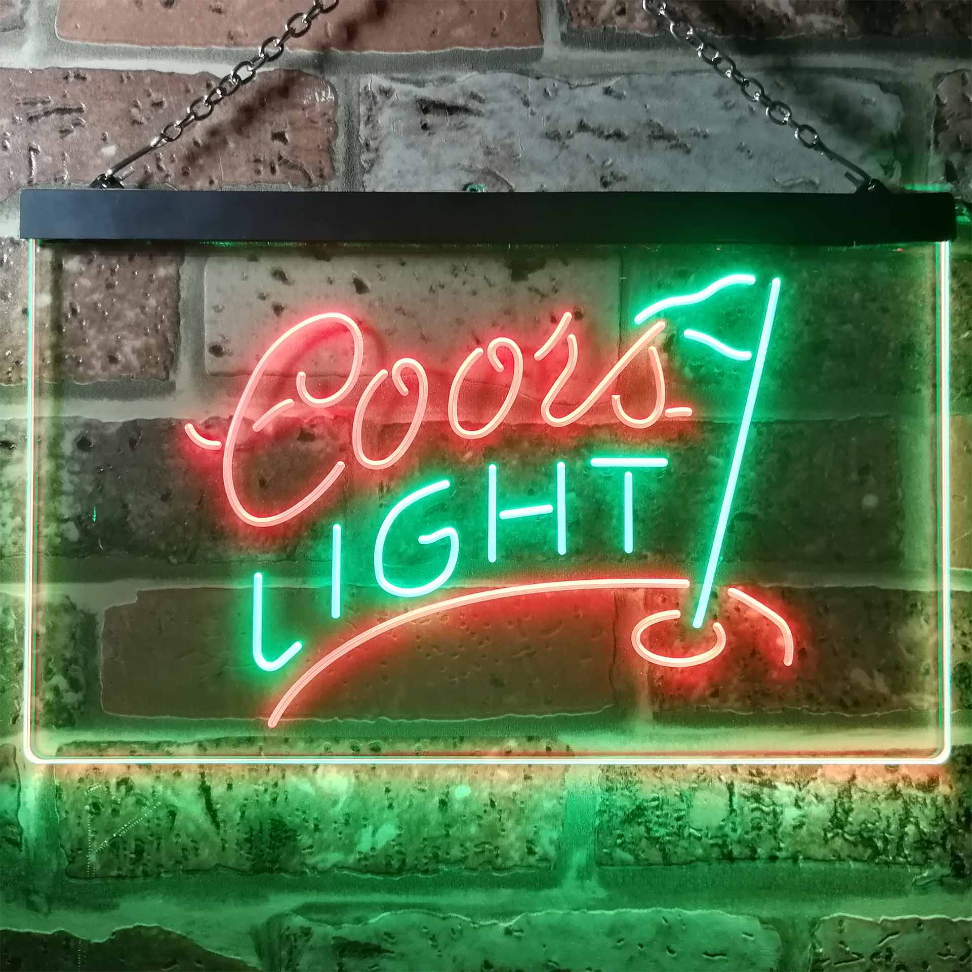 Coors Light Golf Home Bar Neon Light LED Sign