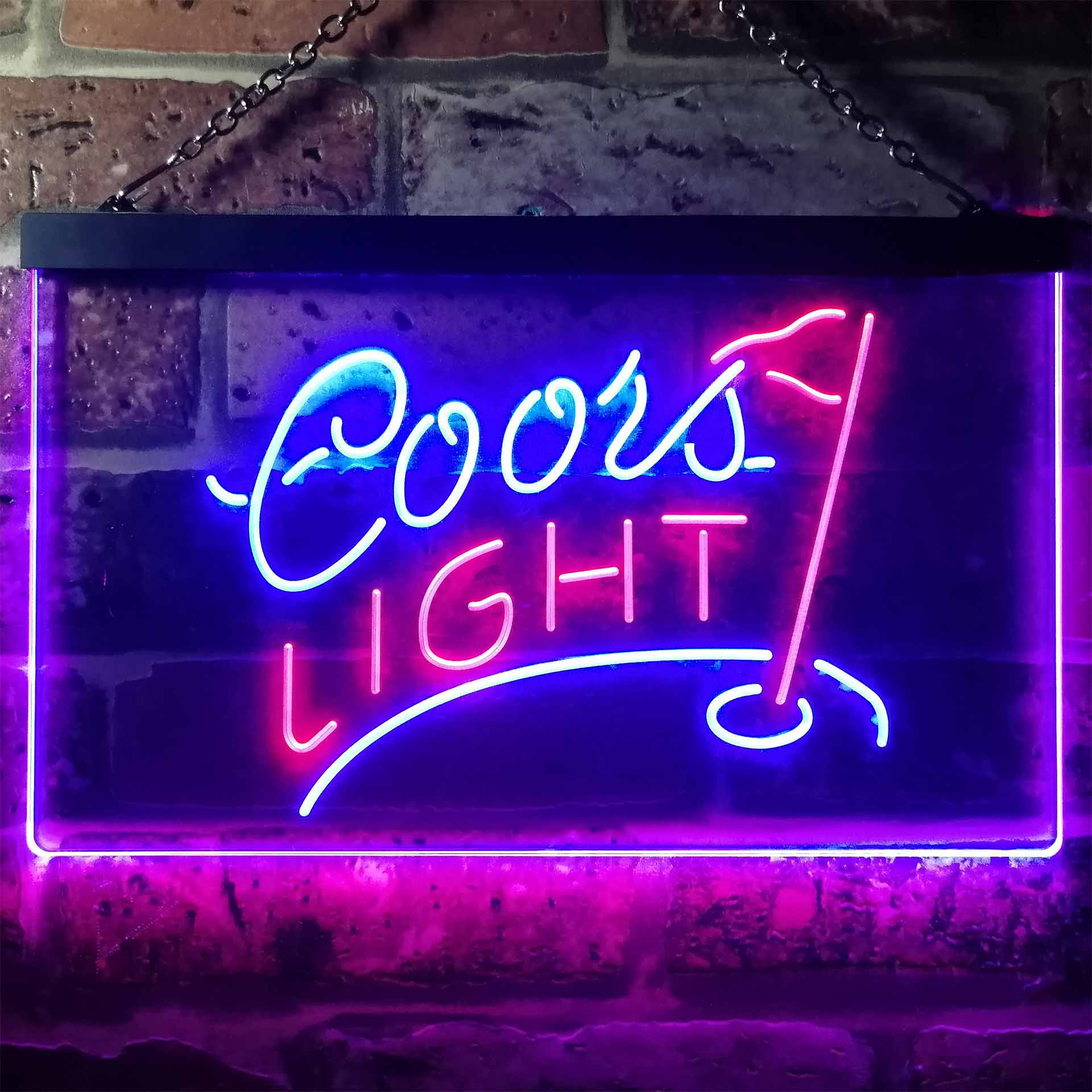 Coors Light Golf Home Bar Neon Light LED Sign - Image 13