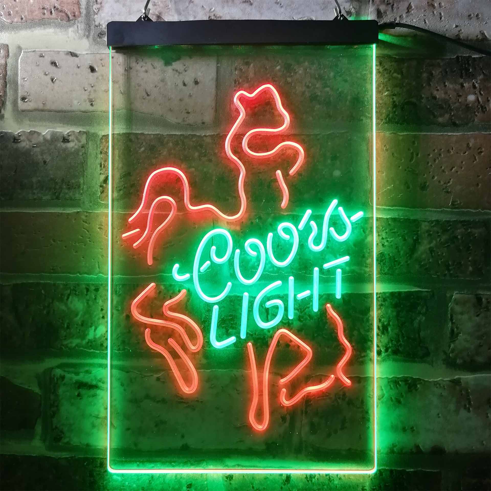 Coors Light Horse Riding Home Bar Neon Light LED Sign - Image 2