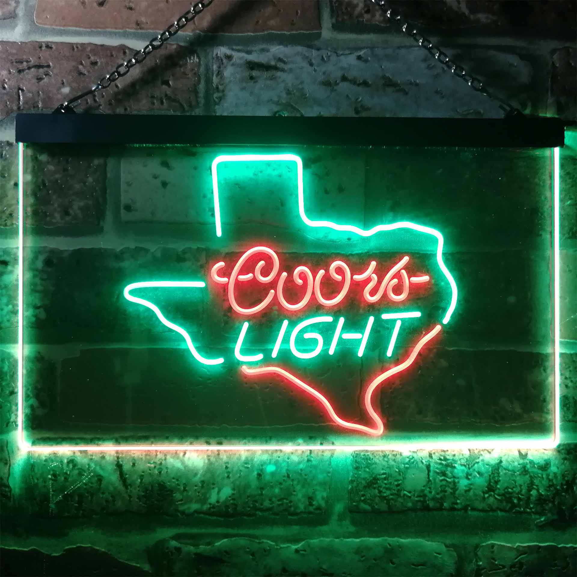 Coors Light Texas Home Bar Neon Light LED Sign - Image 8