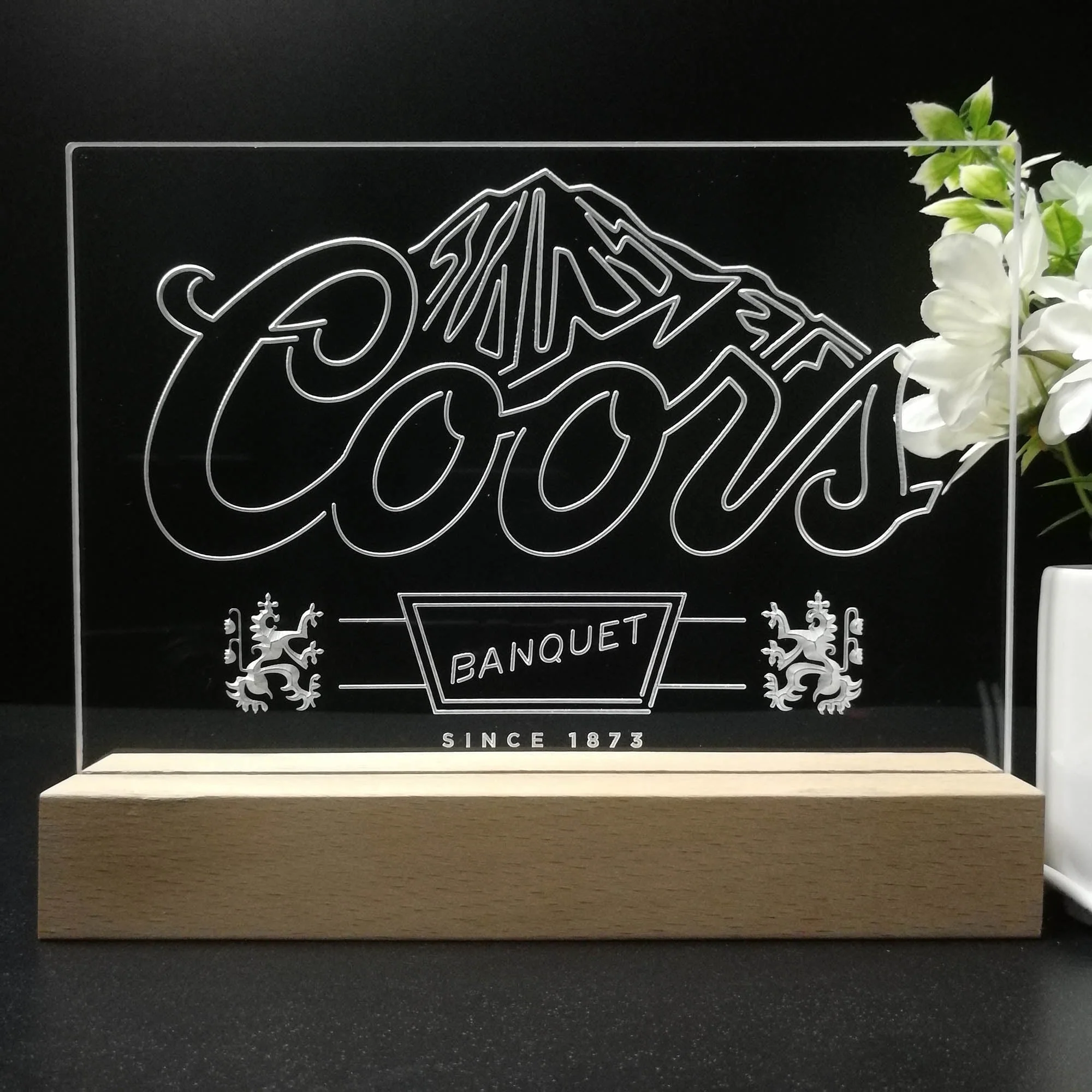 Coors Banquet Neon Sign Pub Bar Decor Lamp - Image 8