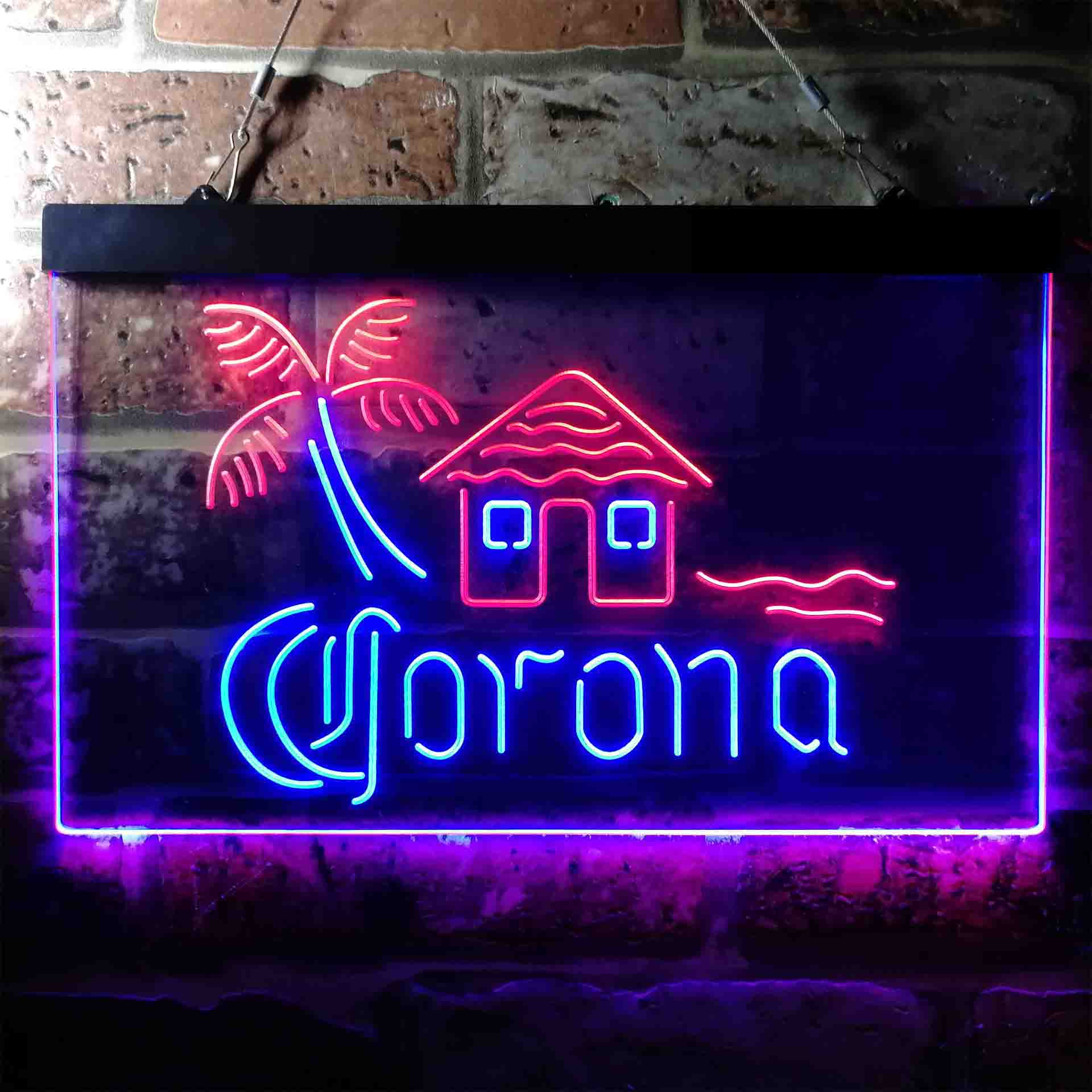 Corona Cabin Island Palm Tree Neon-Like LED Sign - Image 3