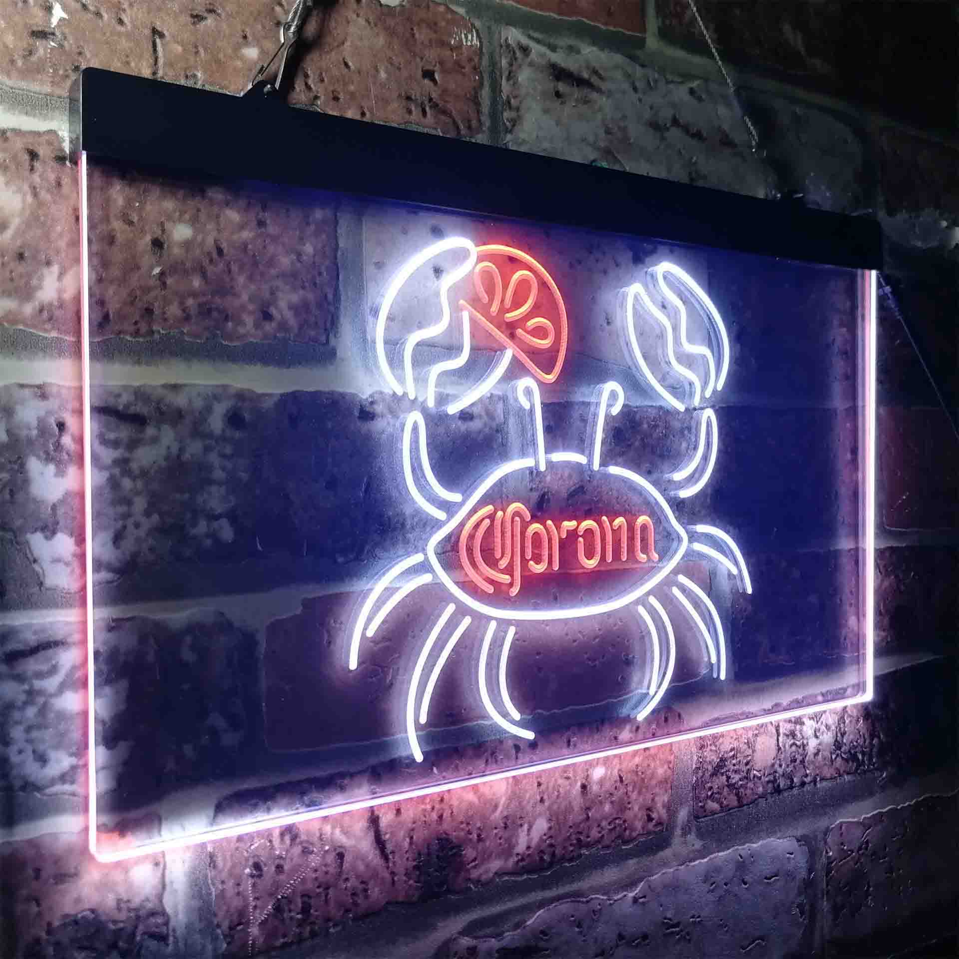 Corona Crab Lime Lemon Beer Neon-Like LED Sign - Image 18