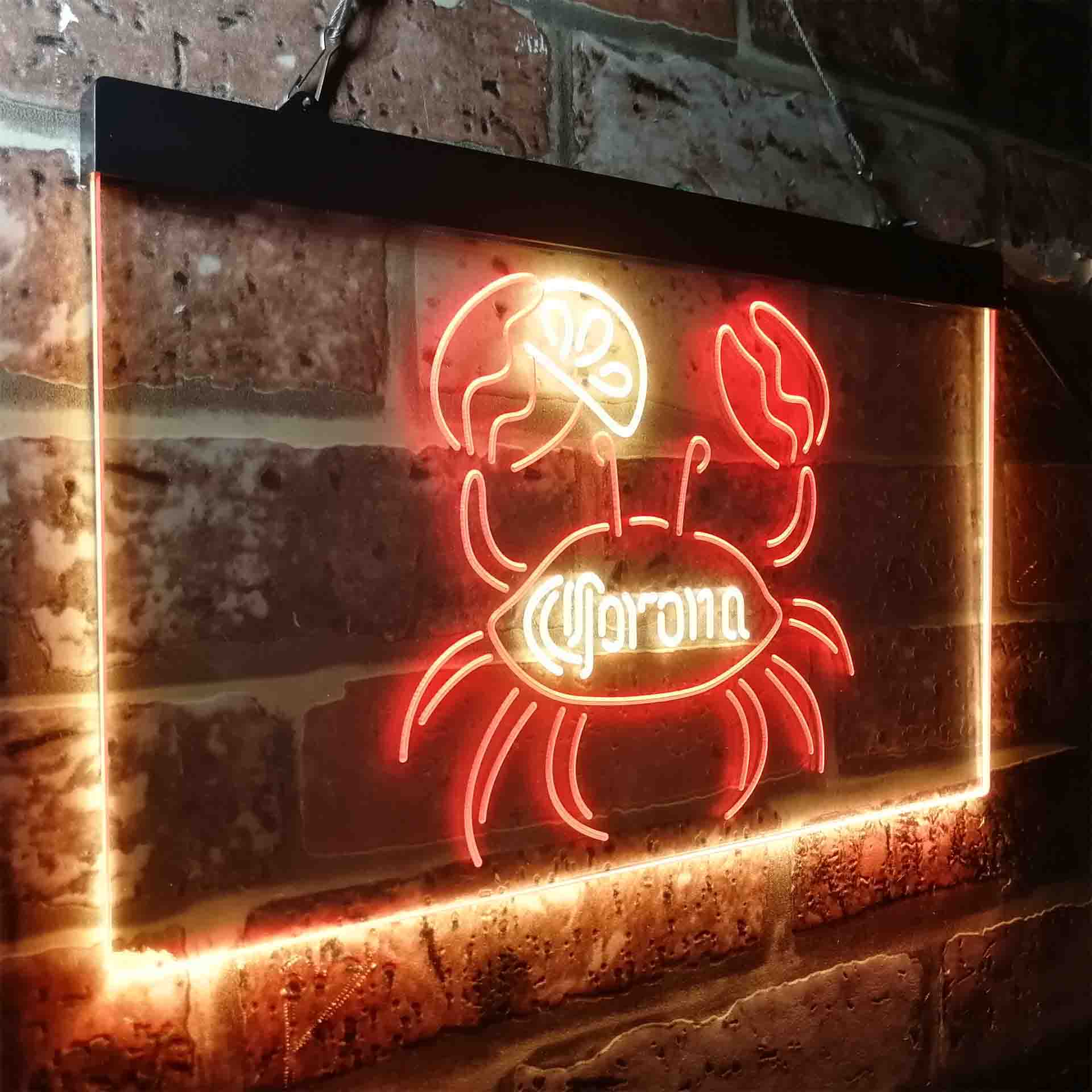 Corona Crab Lime Lemon Beer Neon-Like LED Sign - Image 20