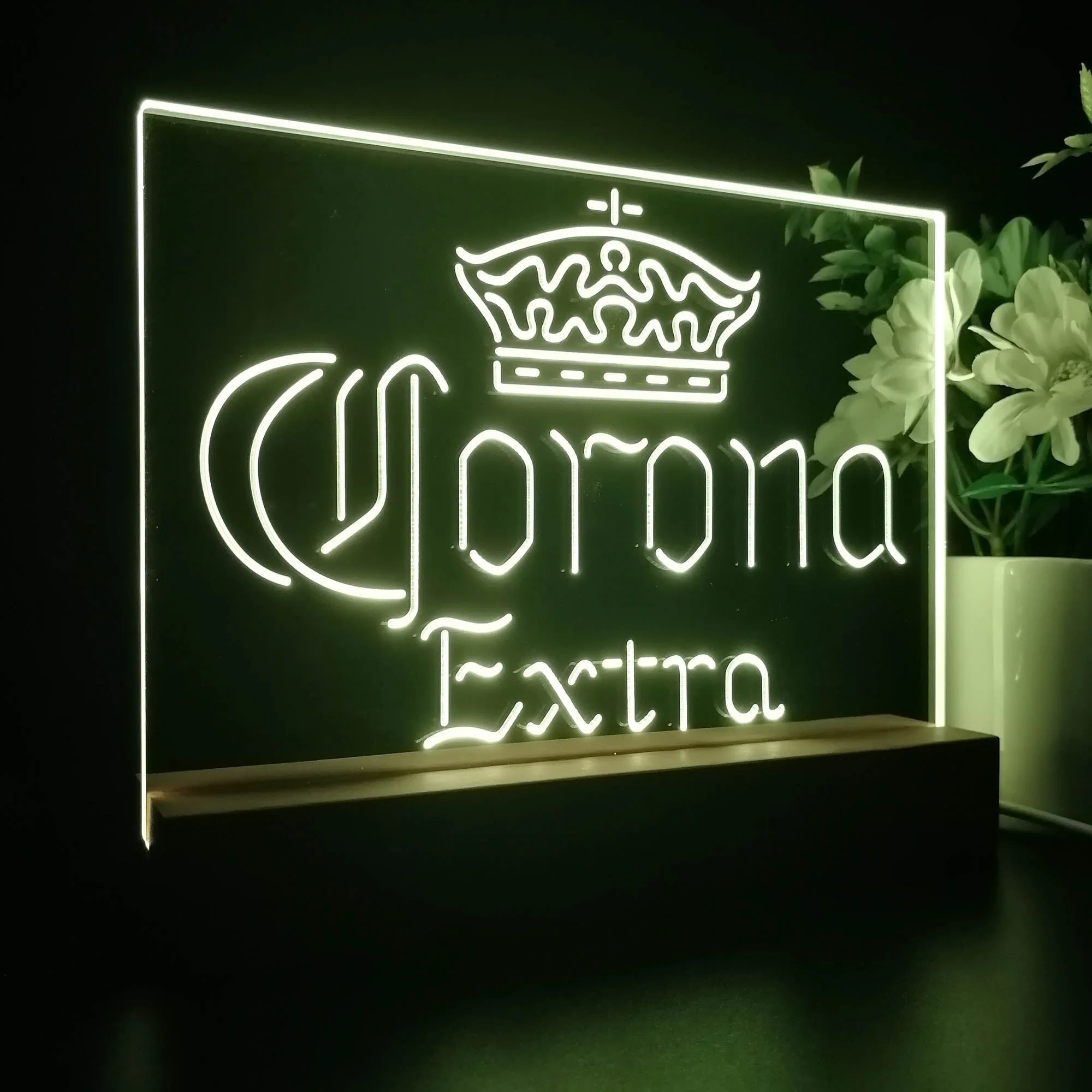 Corona Crown Extra Classic Neon Sign Pub Bar Lamp - Image 6