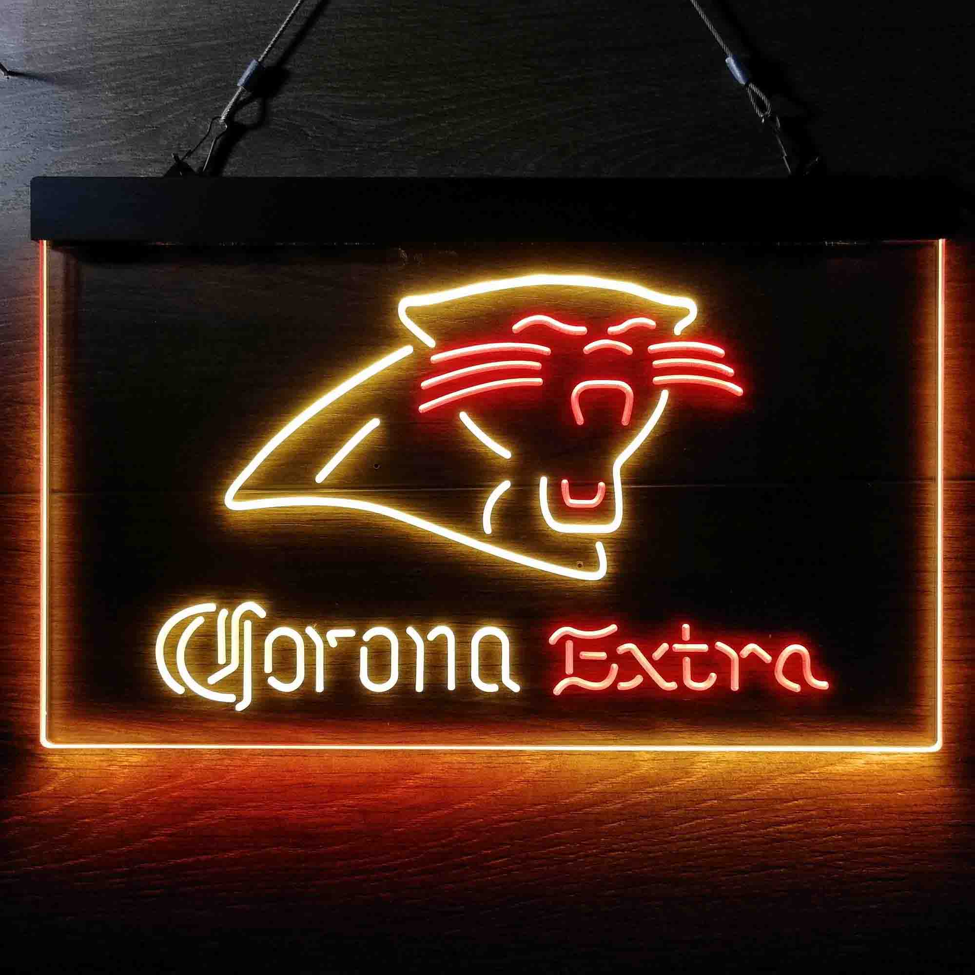 Carolina Panthers Corona Extra Neon-Like LED Sign - Image 3