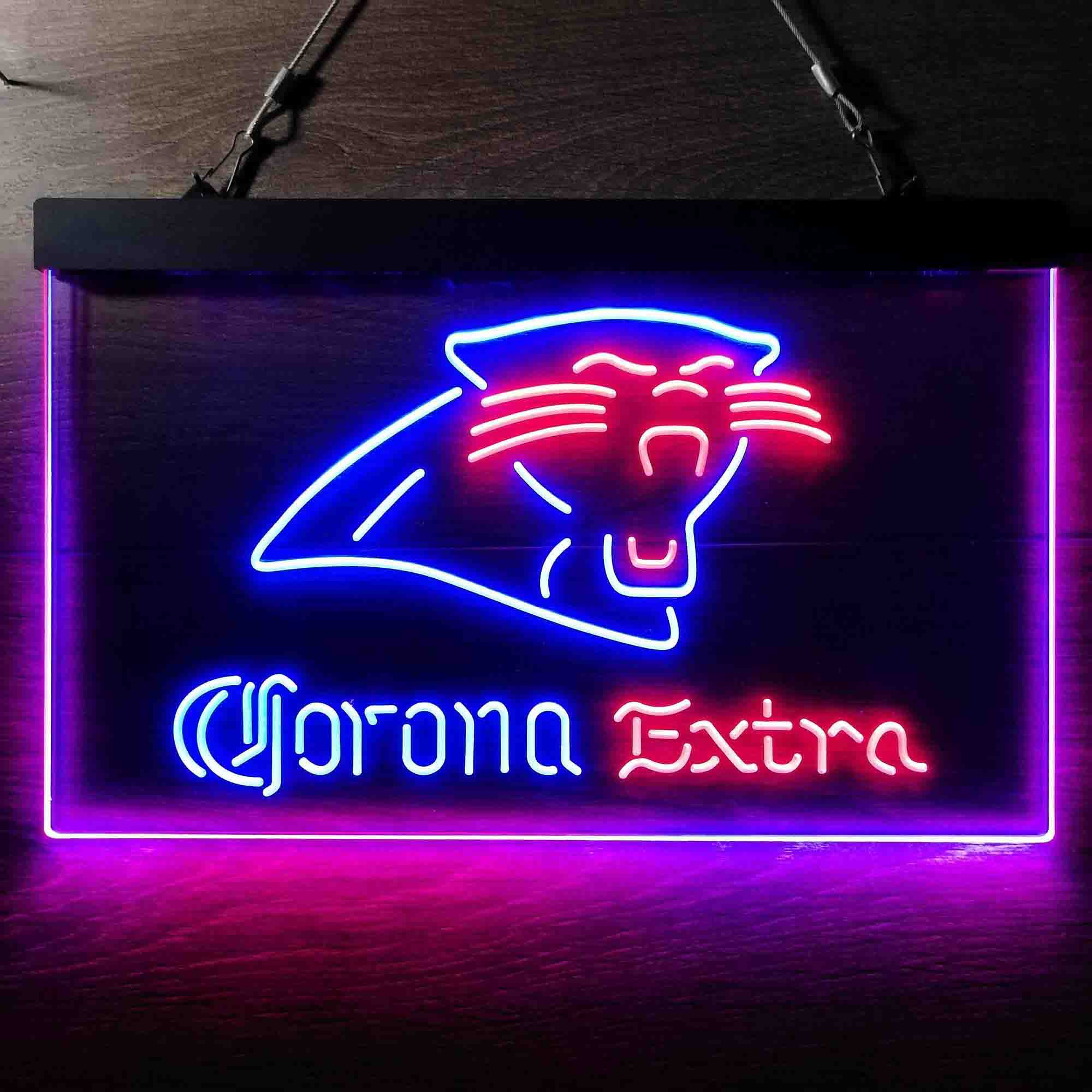 Carolina Panthers Corona Extra Neon-Like LED Sign - Image 4