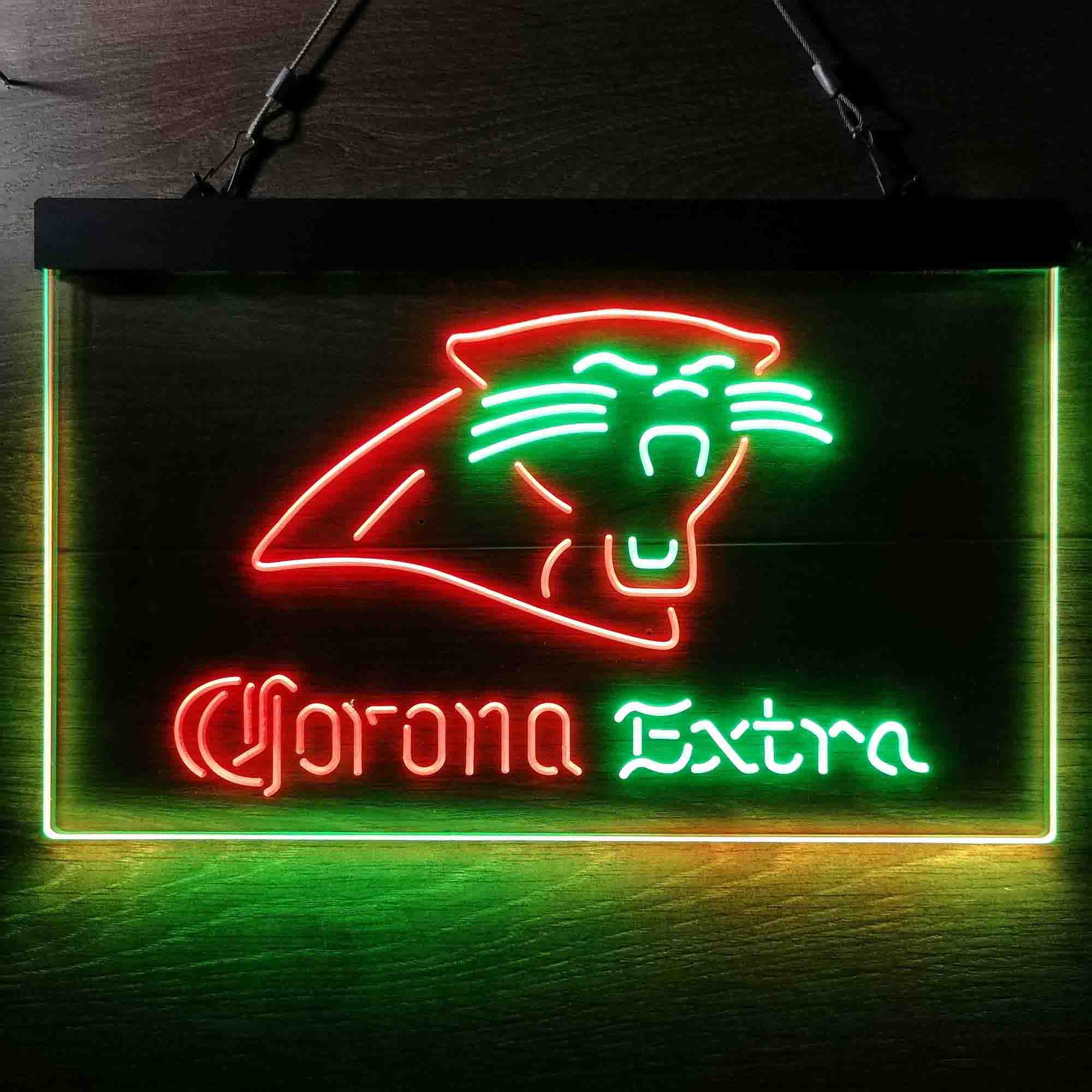 Carolina Panthers Corona Extra Neon-Like LED Sign - Image 9