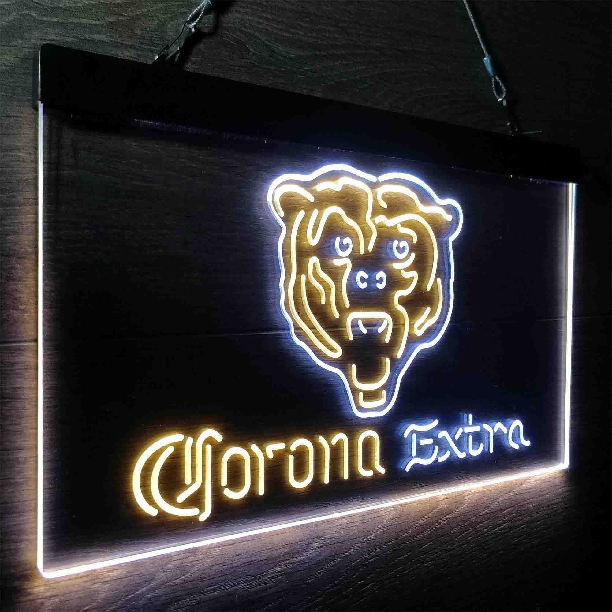 Chicago Bears Corona Extra Neon-Like LED Sign - Image 14