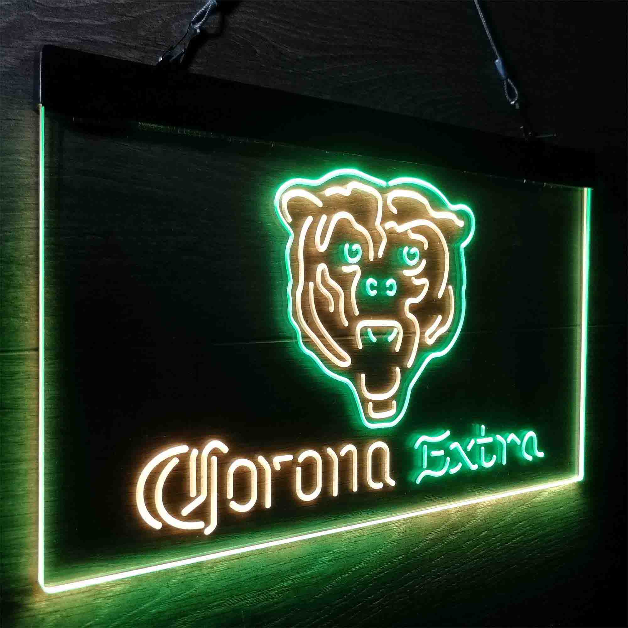 Chicago Bears Corona Extra Neon-Like LED Sign - Image 16