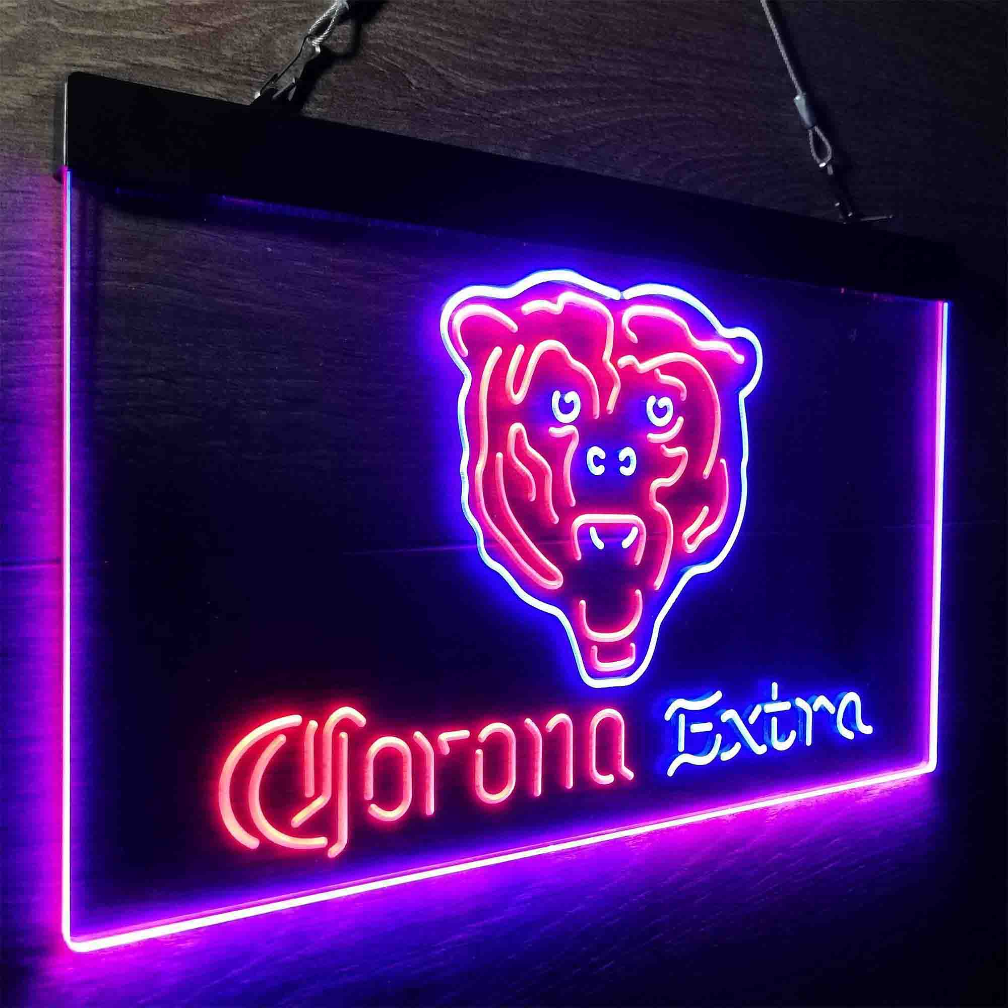 Chicago Bears Corona Extra Neon-Like LED Sign - Image 19