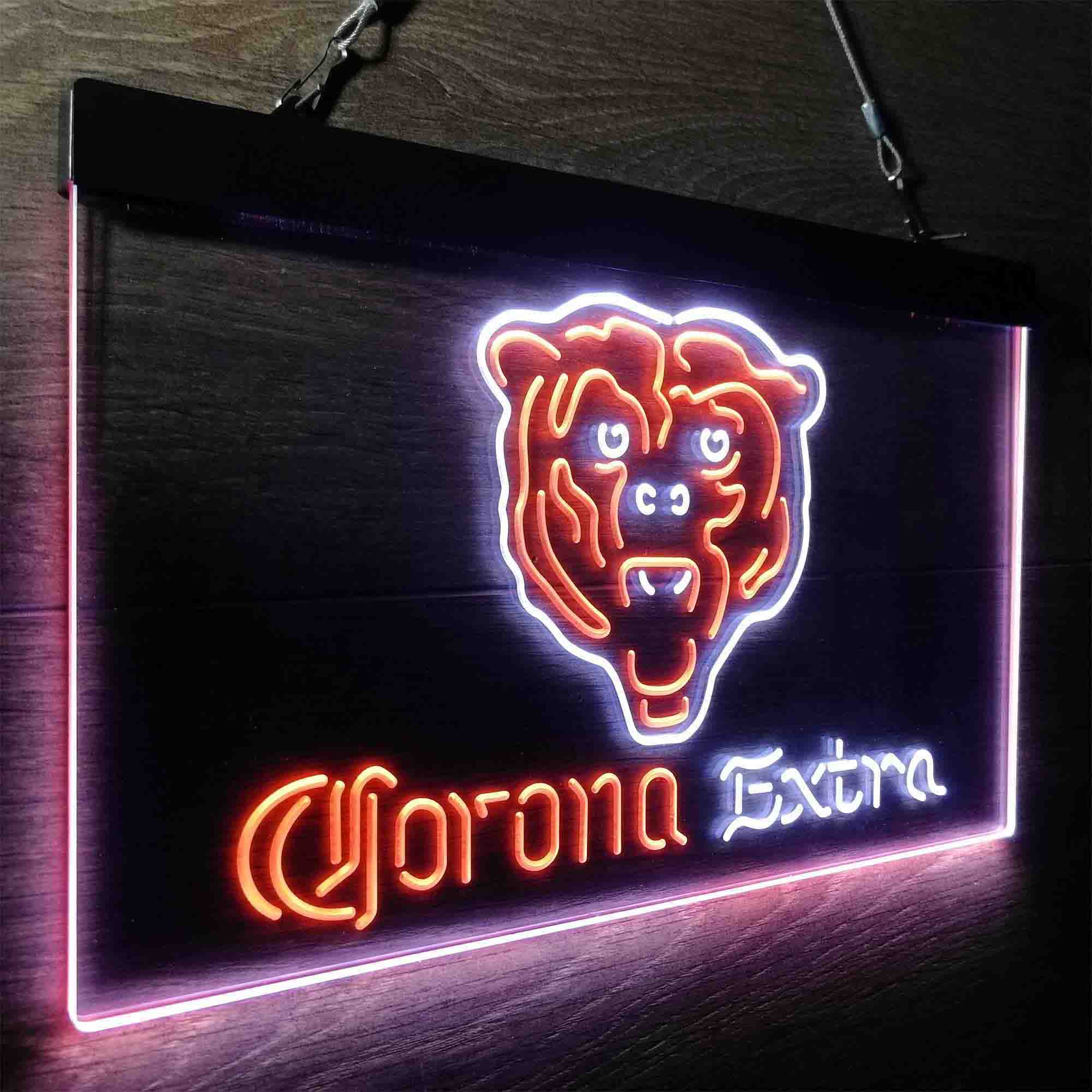 Chicago Bears Corona Extra Neon-Like LED Sign - Image 20