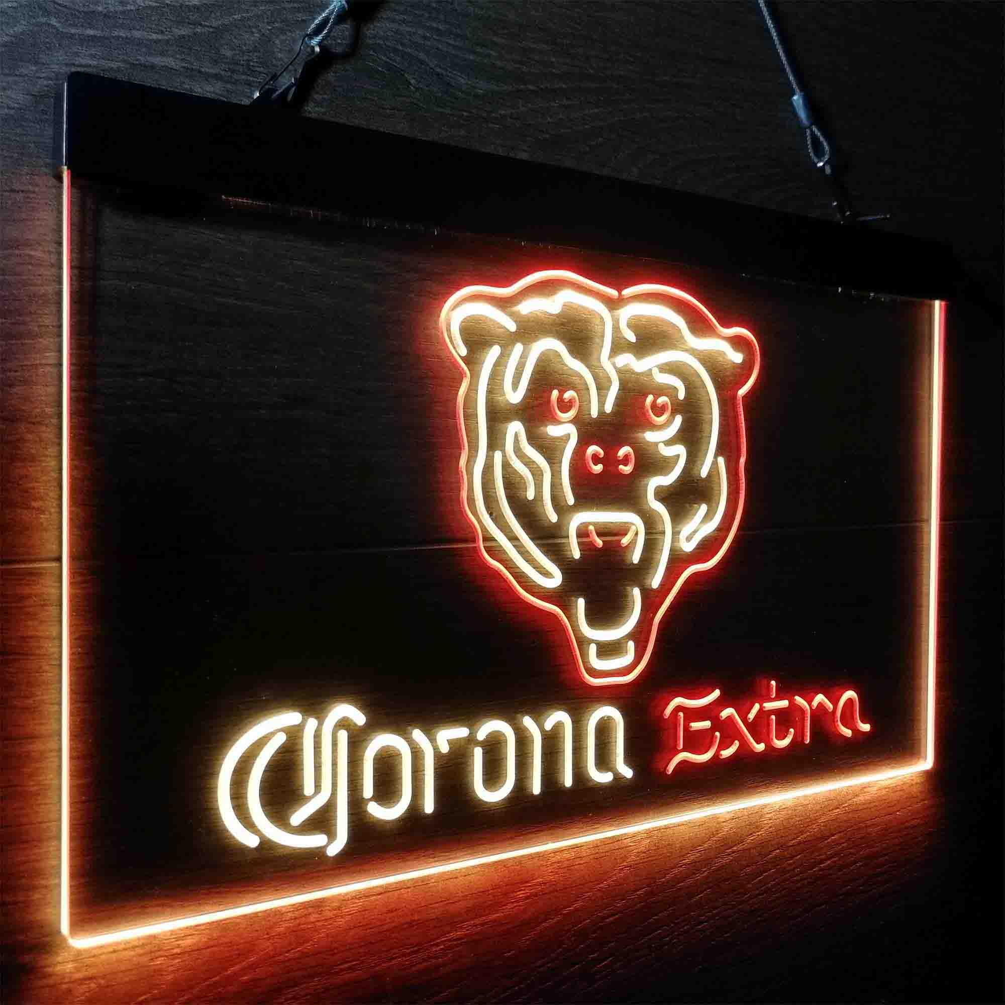 Chicago Bears Corona Extra Neon-Like LED Sign - Image 21