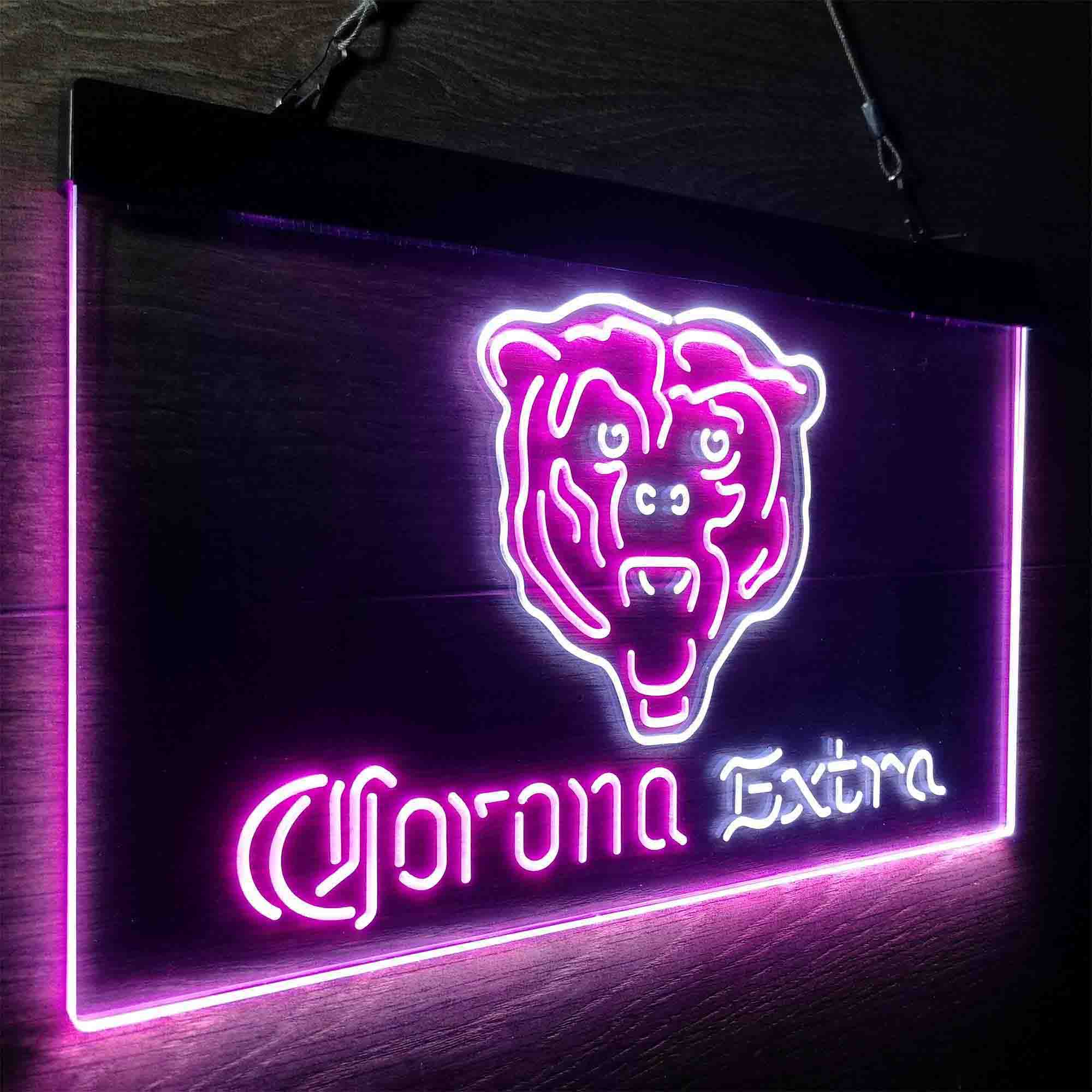 Chicago Bears Corona Extra Neon-Like LED Sign - Image 22