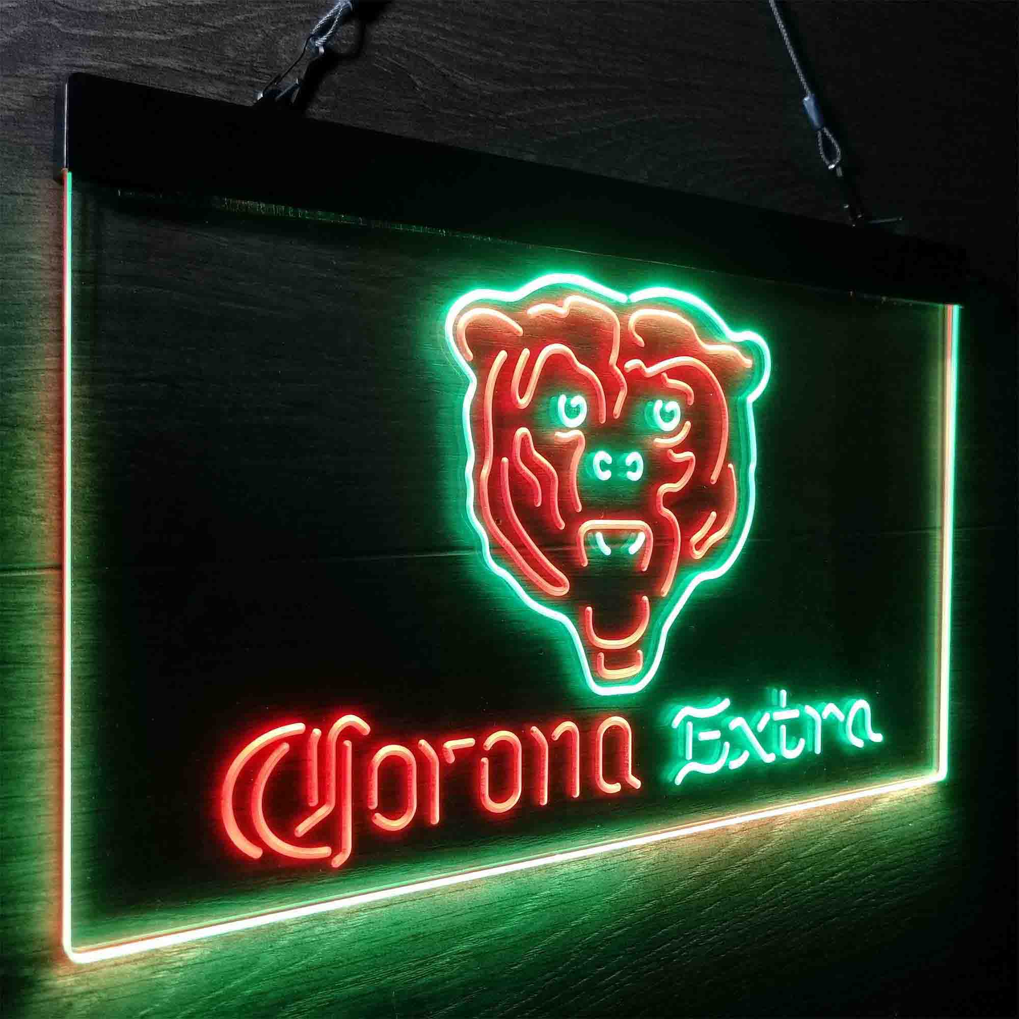 Chicago Bears Corona Extra Neon-Like LED Sign - Image 23