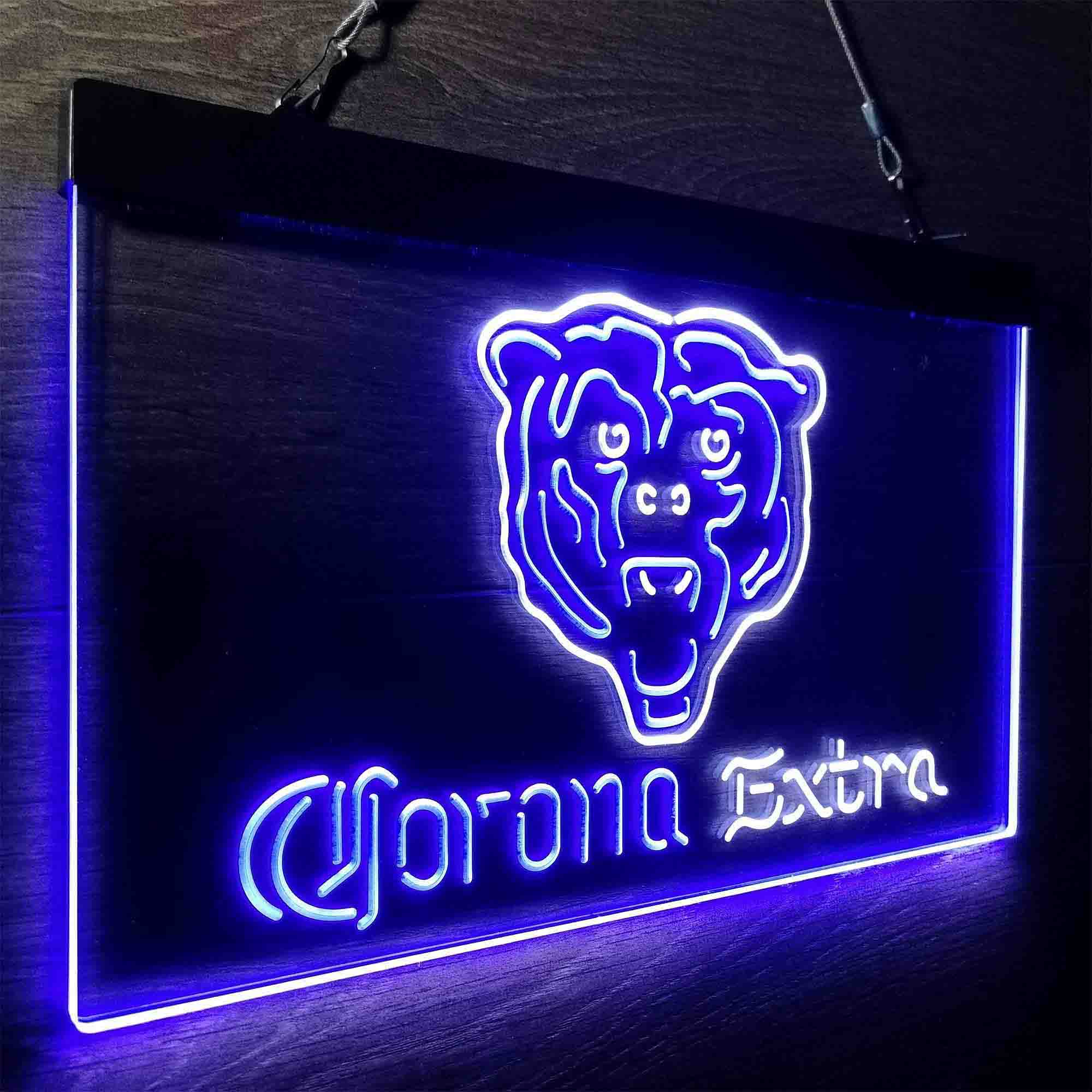 Chicago Bears Corona Extra Neon-Like LED Sign - Image 25