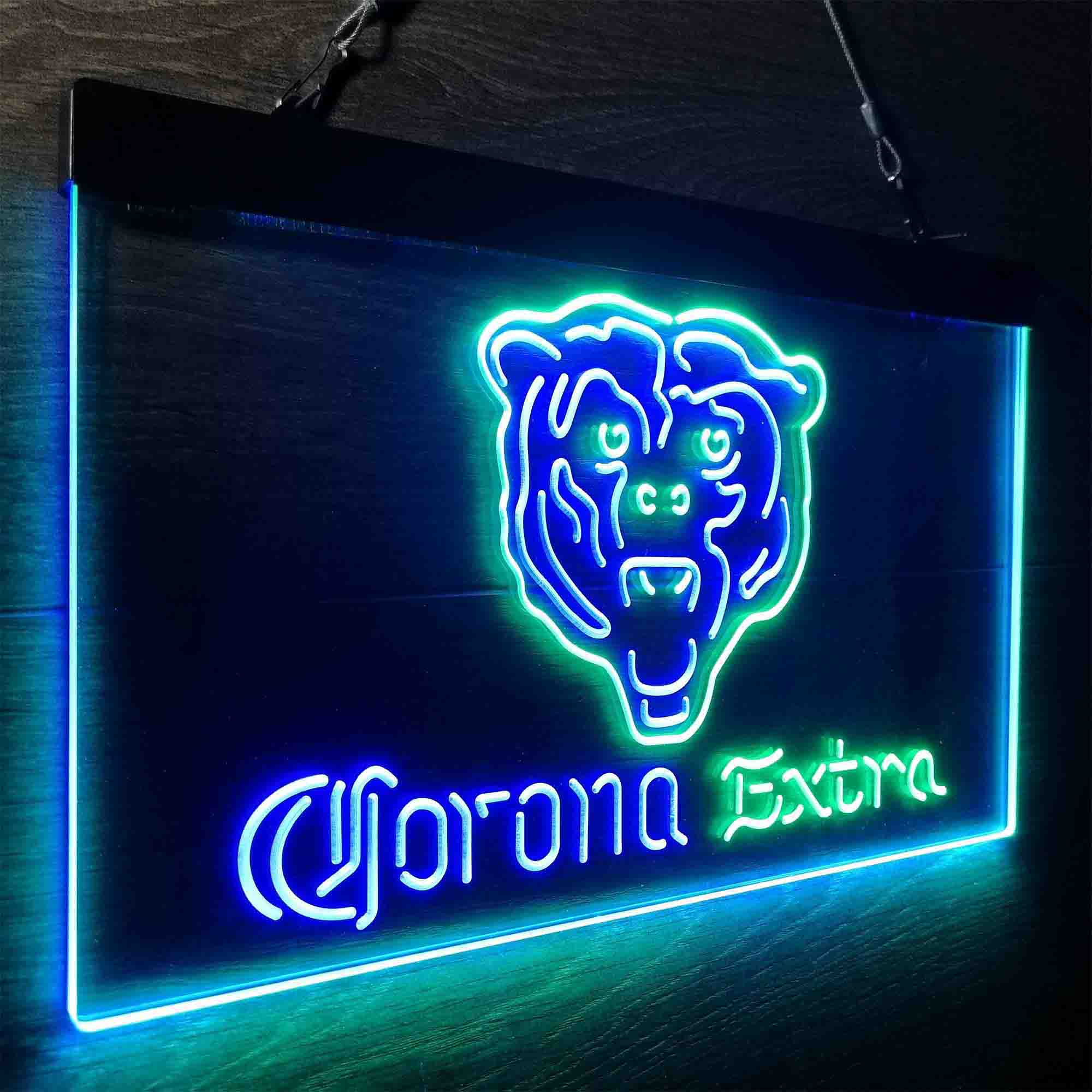 Chicago Bears Corona Extra Neon-Like LED Sign - Image 26