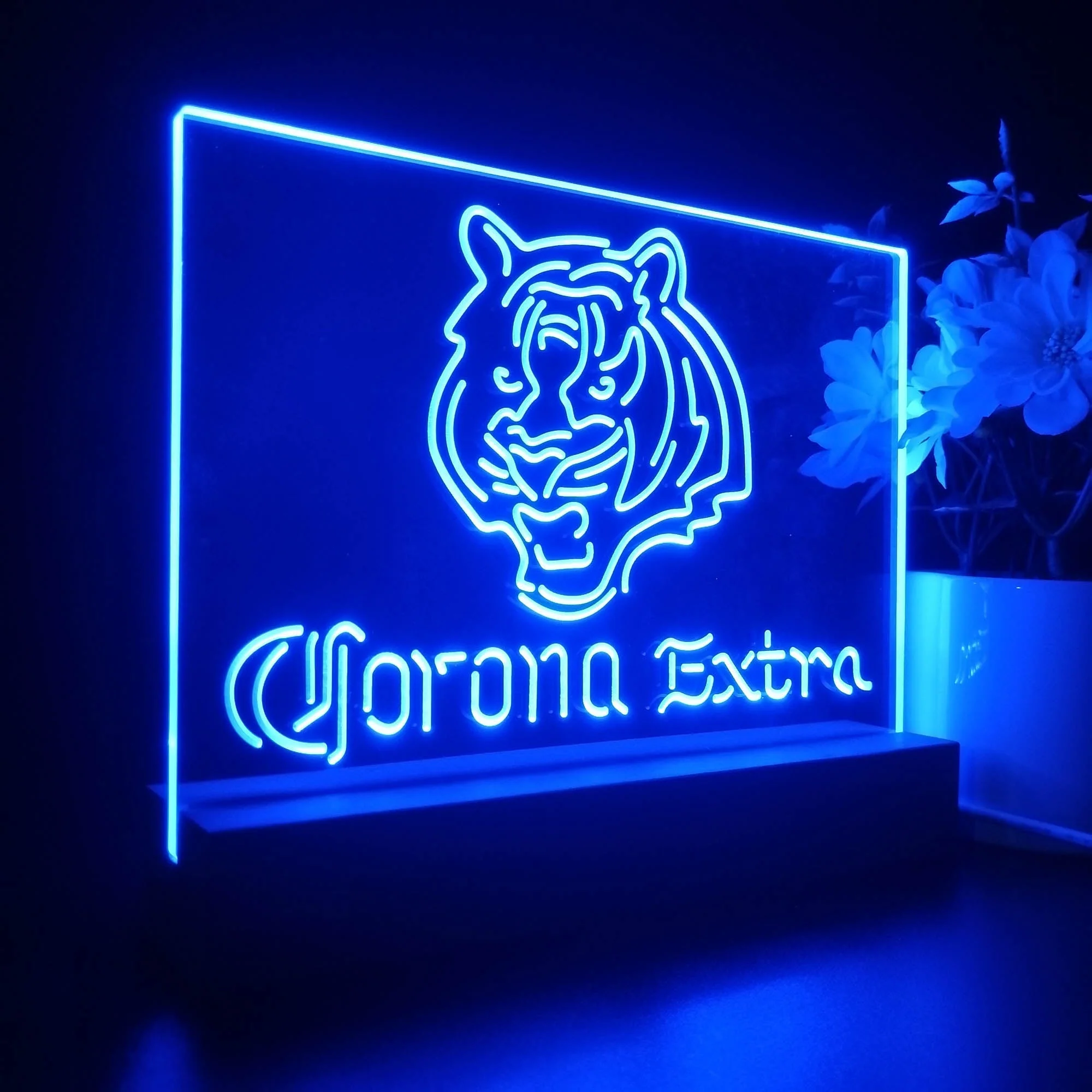 Corona Extra Bar Cincinnati Bengals Est. 1968 Night Light Pub Bar Lamp - Image 6