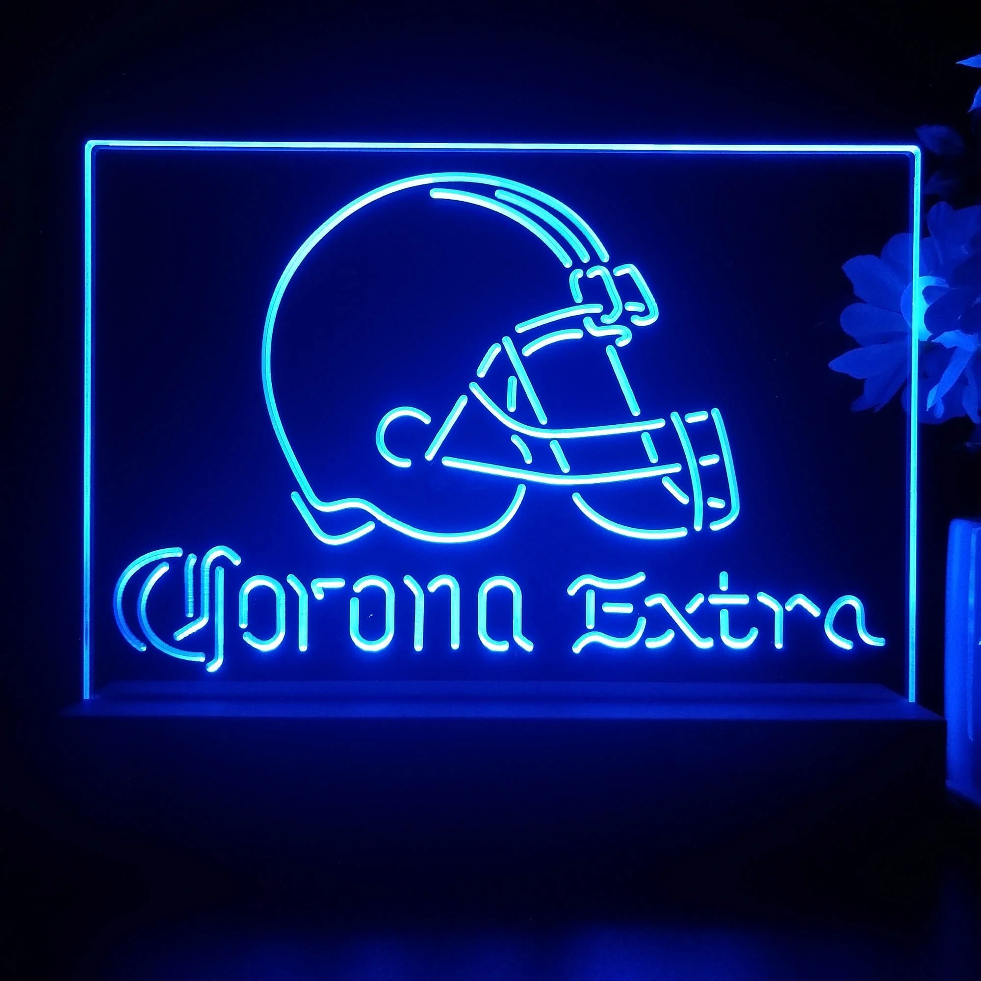 Corona Extra Bar Cleveland Browns Est. 1946 Night Light Pub Bar Lamp - Image 3