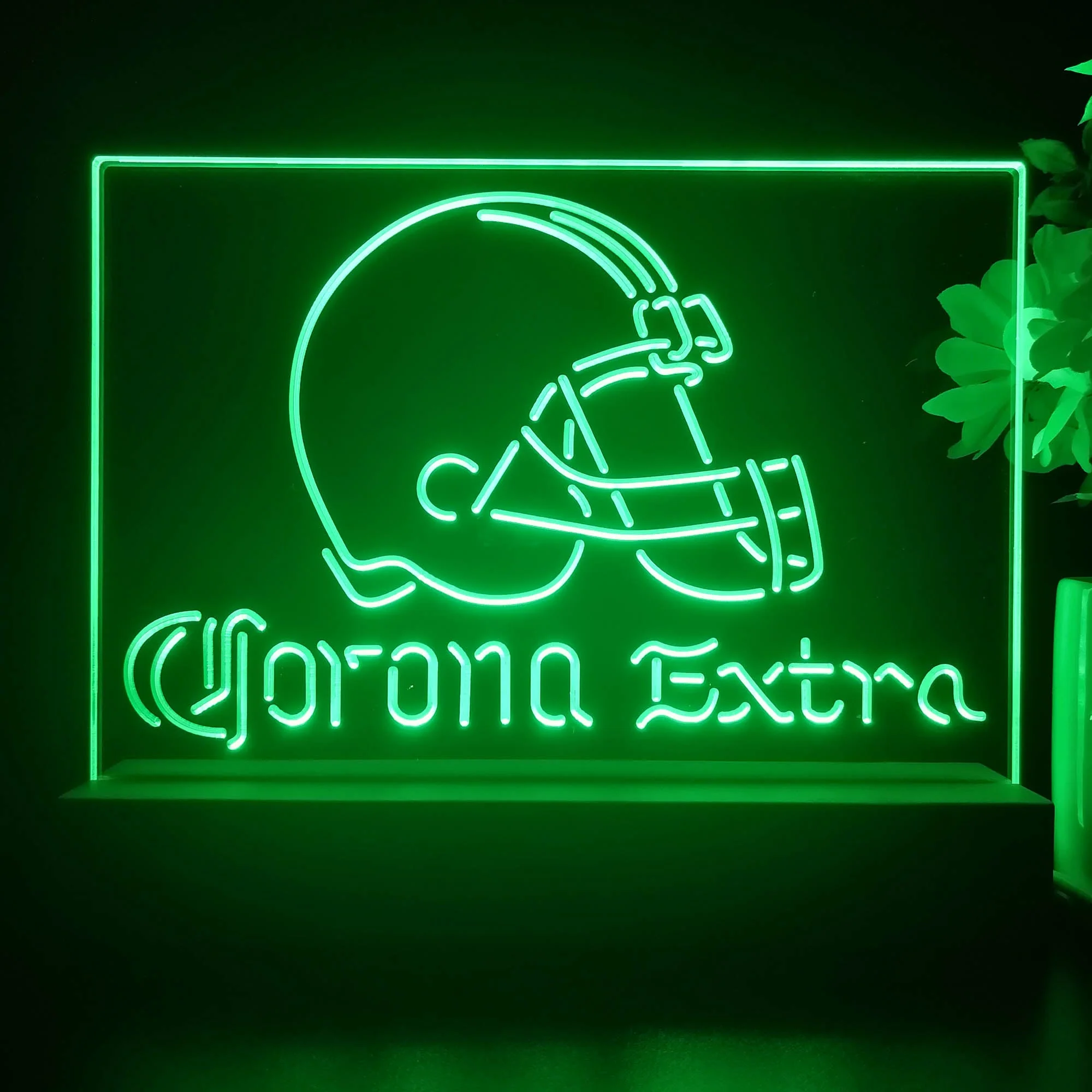 Corona Extra Bar Cleveland Browns Est. 1946 Night Light Pub Bar Lamp - Image 4
