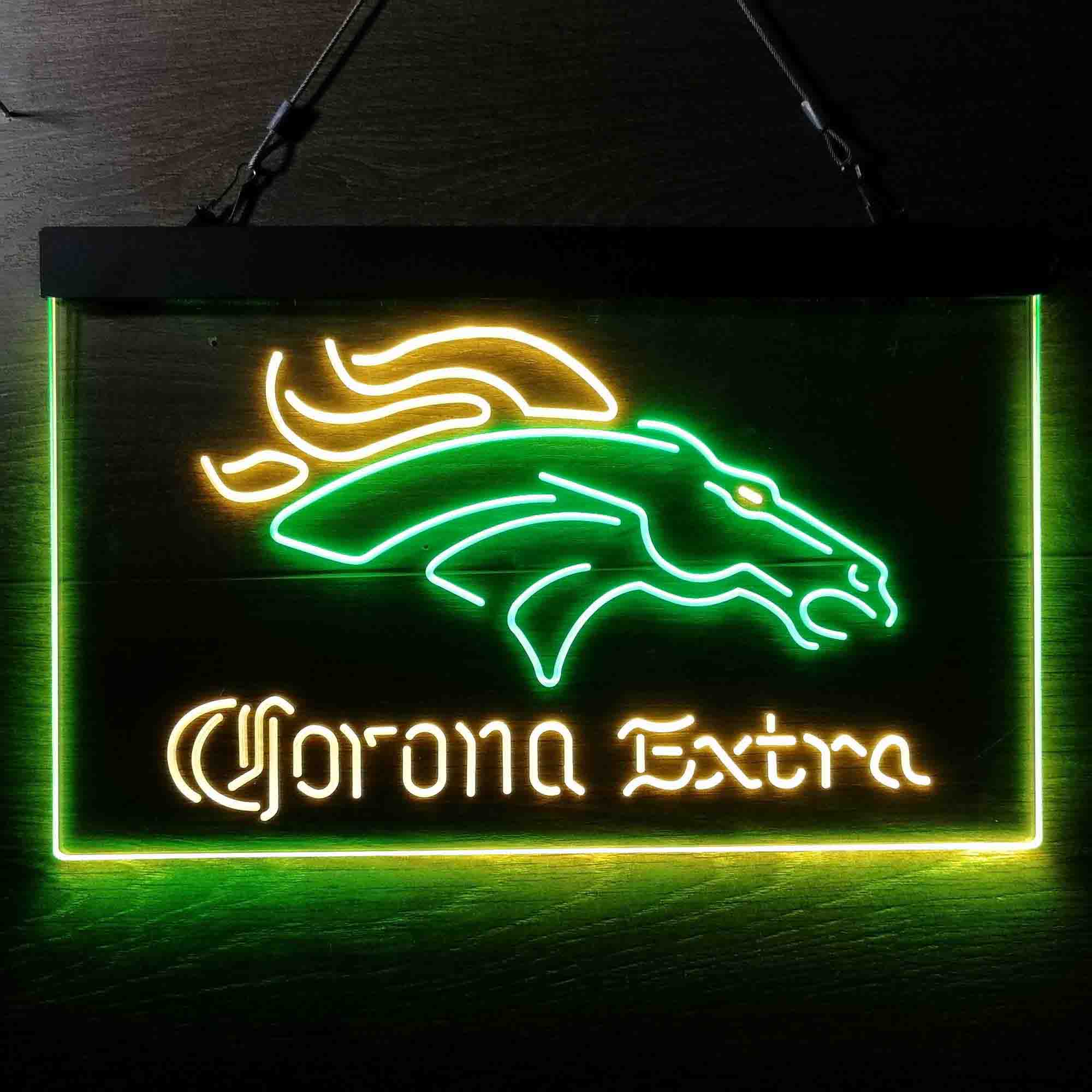 Denver Broncos Corona Extra Neon-Like LED Sign - Image 10