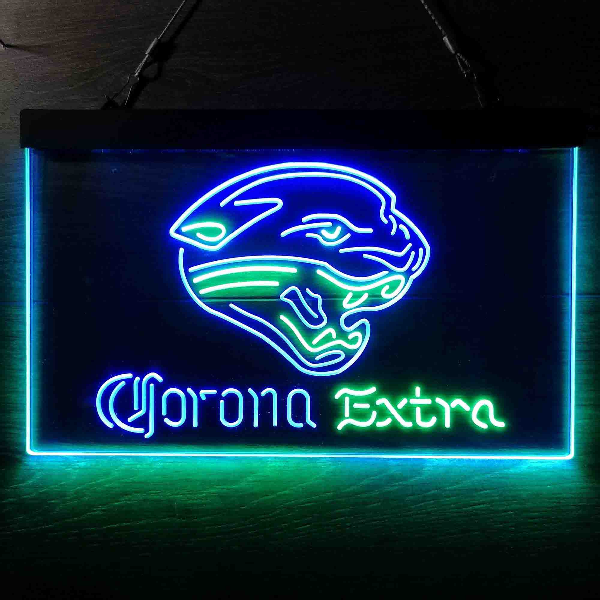 Jacksonville Jaguars Corona Extra Bar Neon-Like LED Sign - Image 11