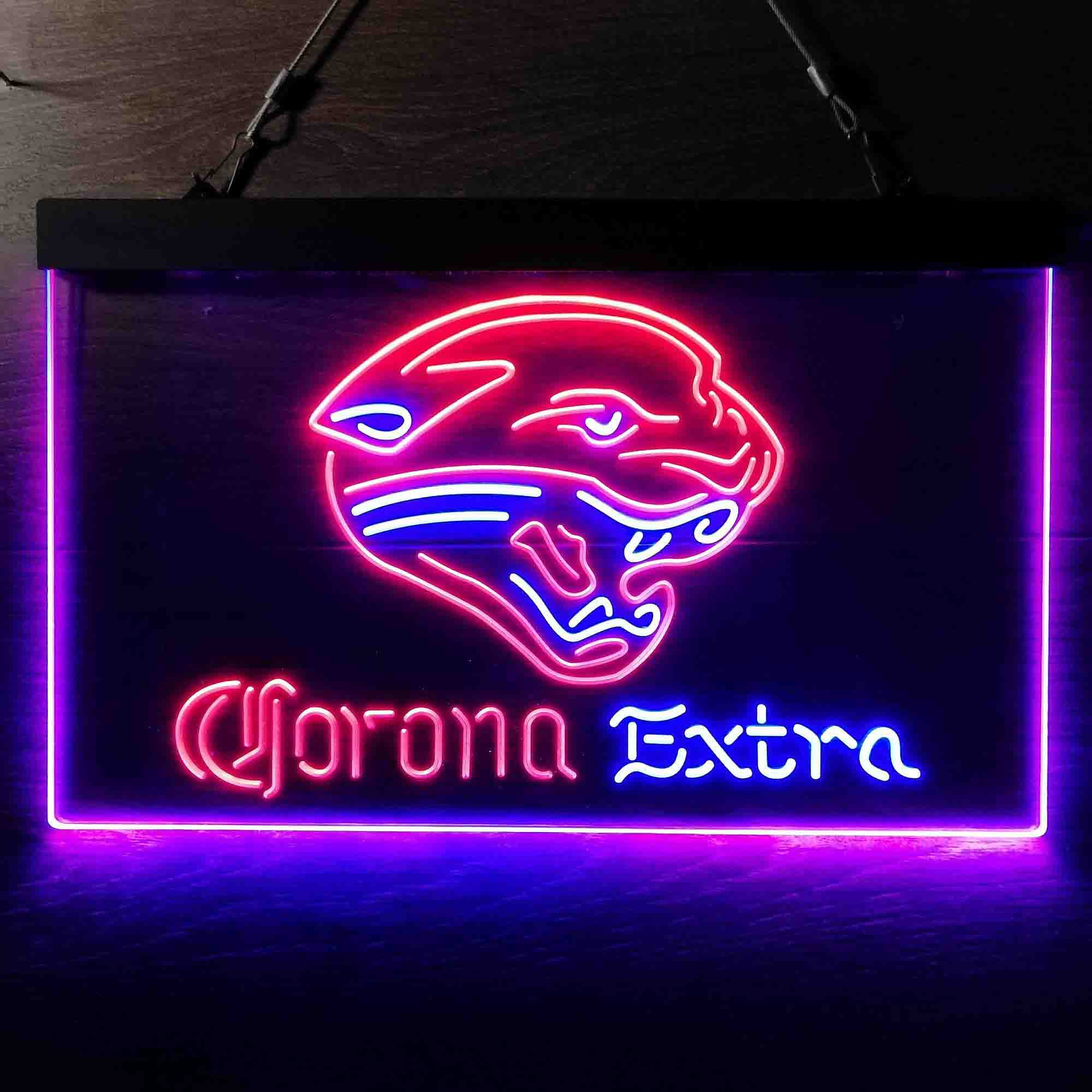 Jacksonville Jaguars Corona Extra Bar Neon-Like LED Sign - Image 4