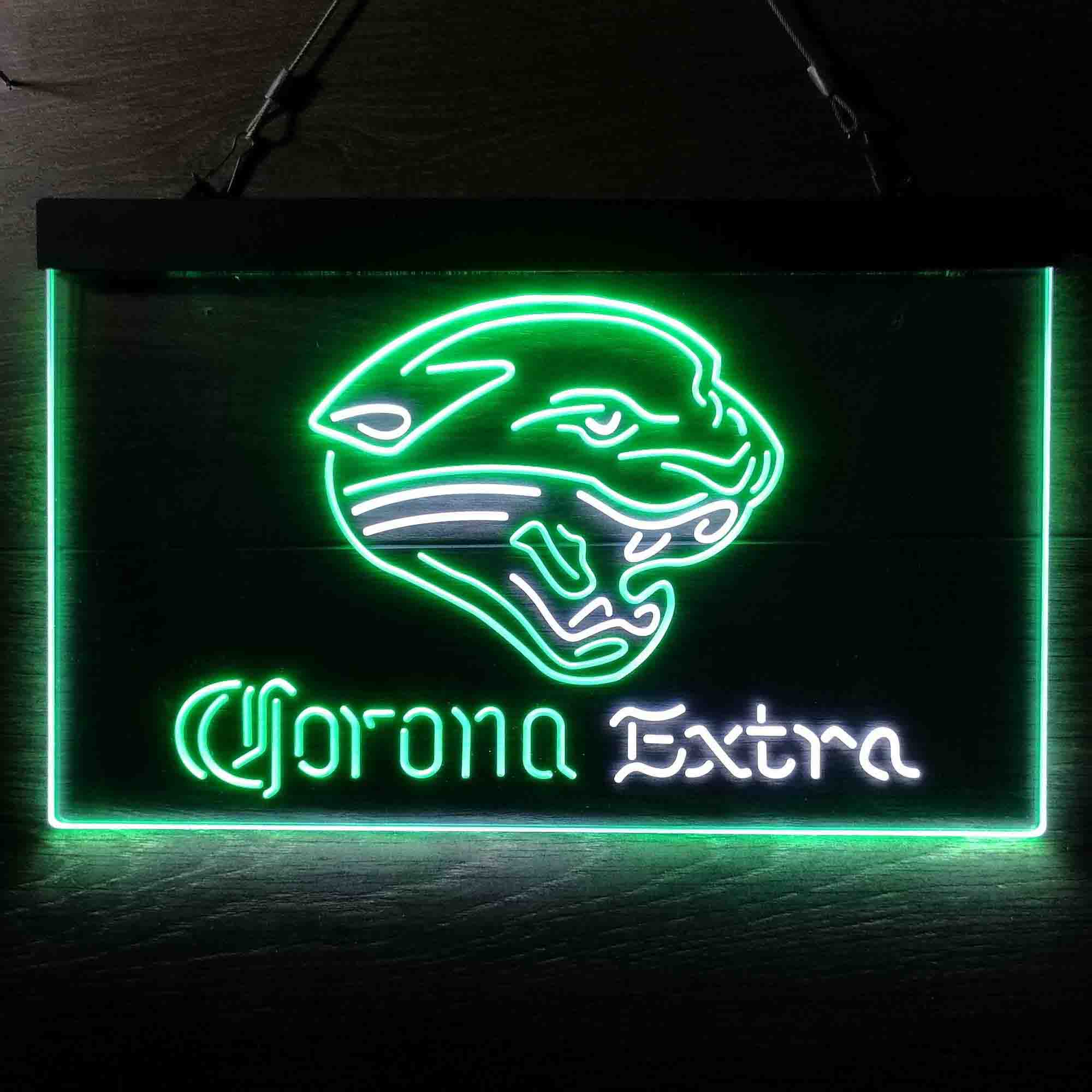 Jacksonville Jaguars Corona Extra Bar Neon-Like LED Sign - Image 5
