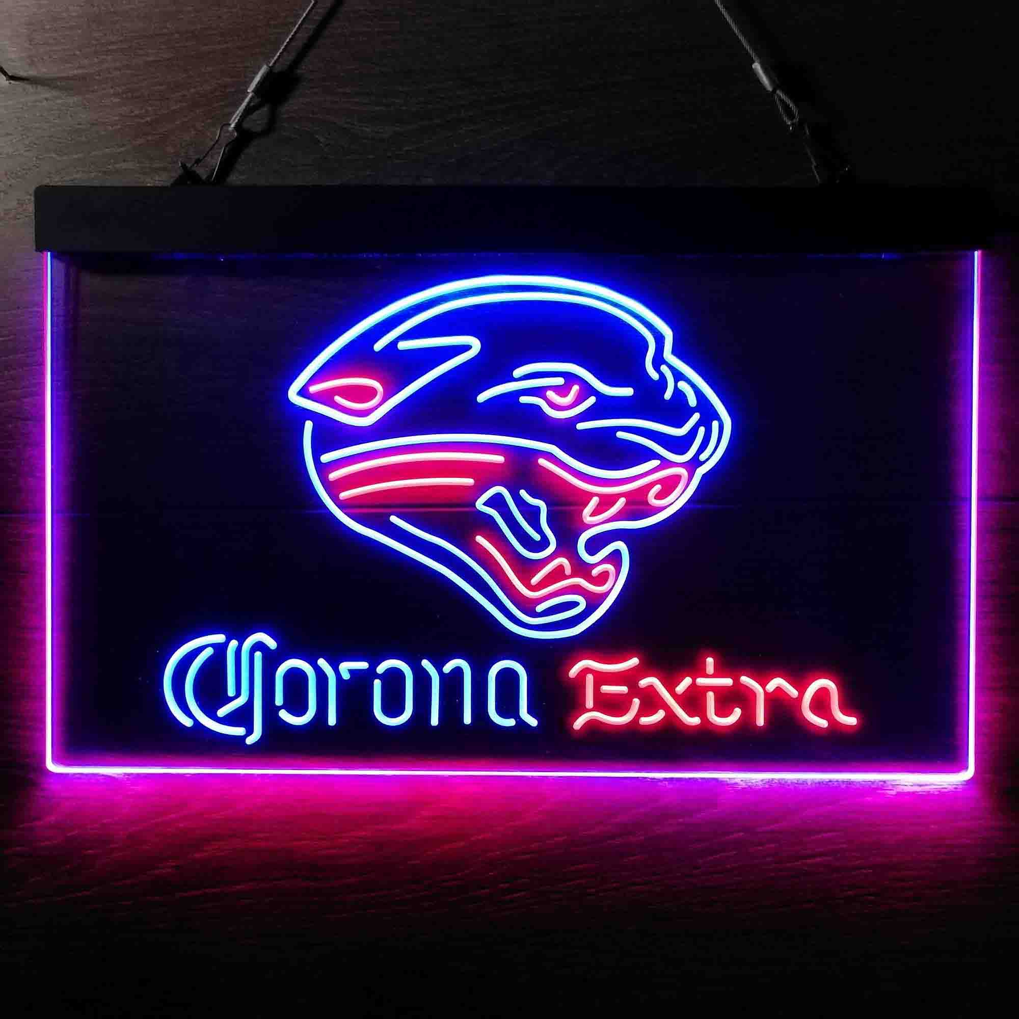 Jacksonville Jaguars Corona Extra Bar Neon-Like LED Sign - Image 6