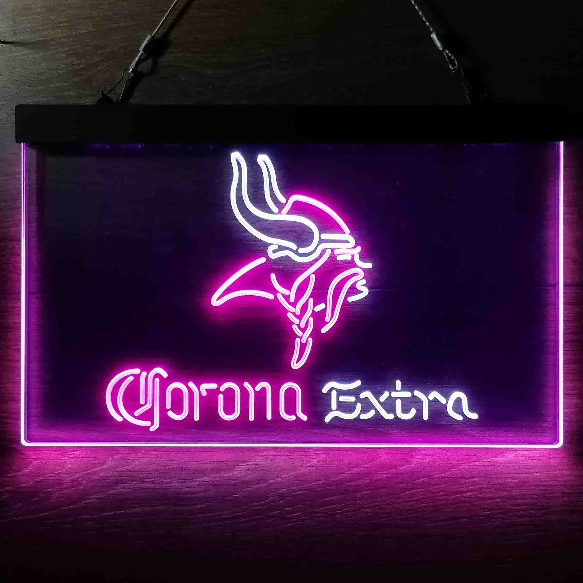Minnesota Vikings Corona Extra Neon-Like LED Sign - Image 13