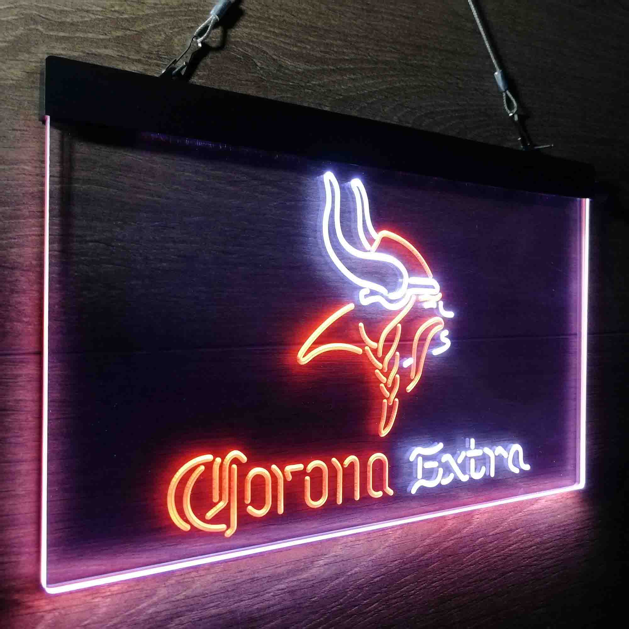 Minnesota Vikings Corona Extra Neon-Like LED Sign - Image 14
