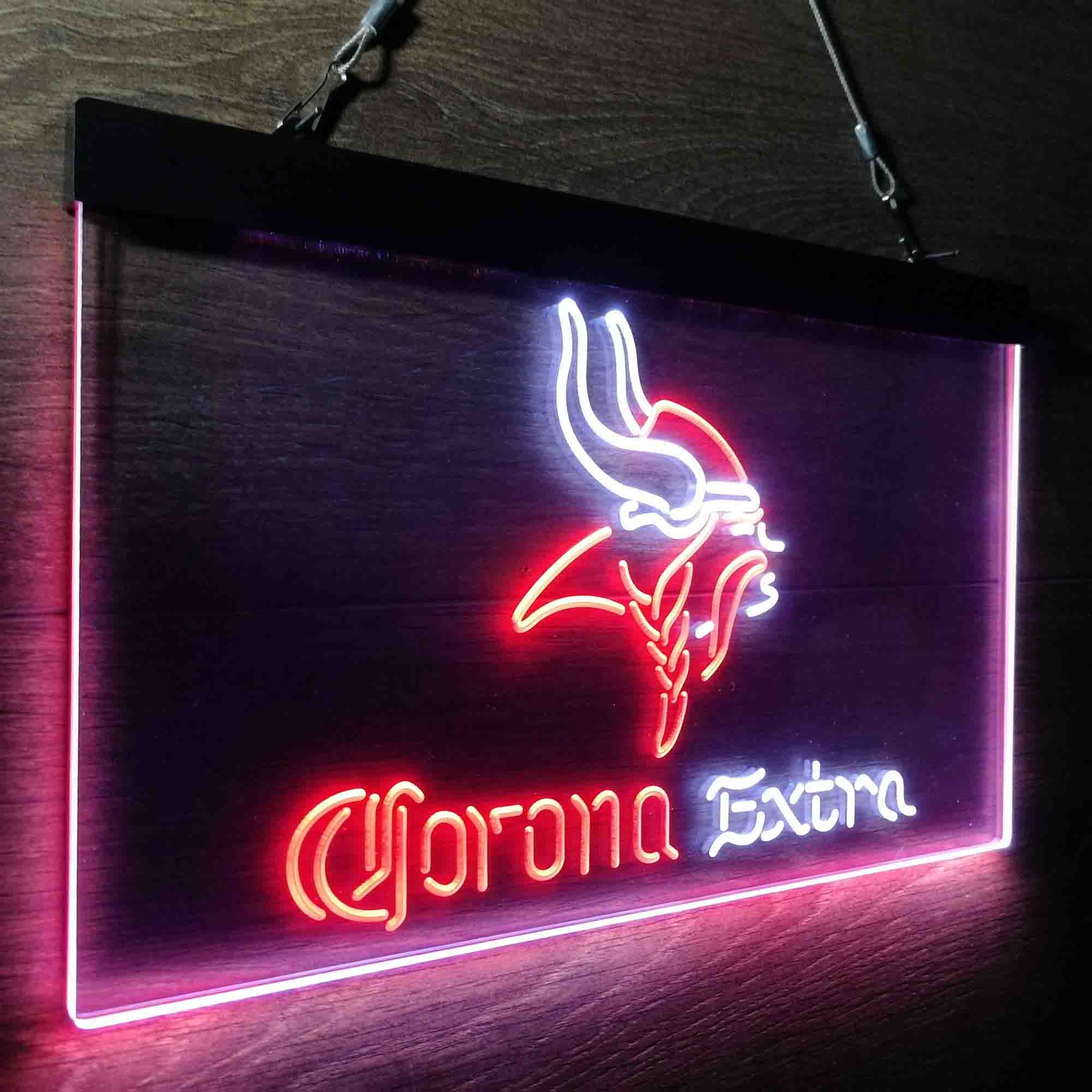 Minnesota Vikings Corona Extra Neon-Like LED Sign - Image 15