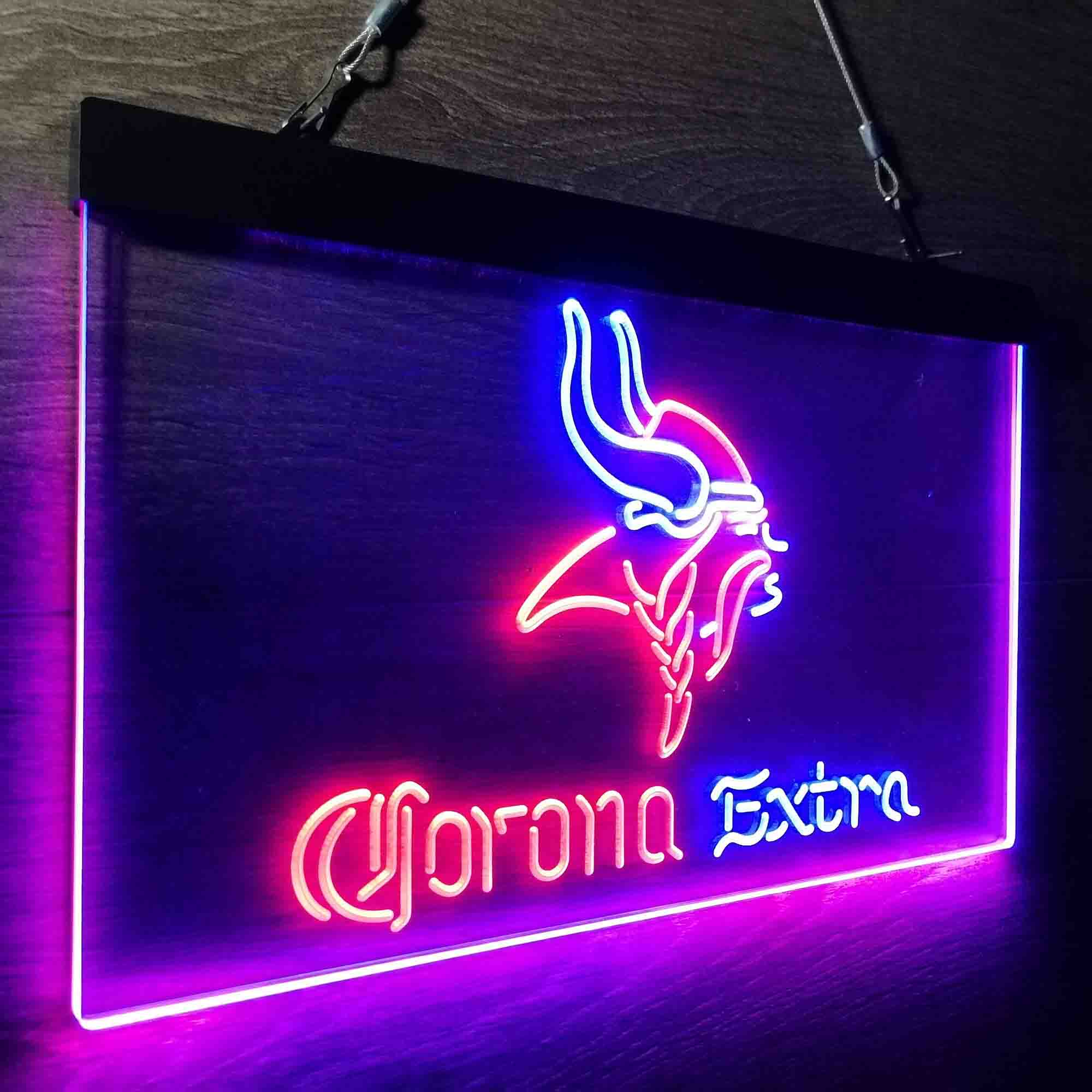 Minnesota Vikings Corona Extra Neon-Like LED Sign - Image 16