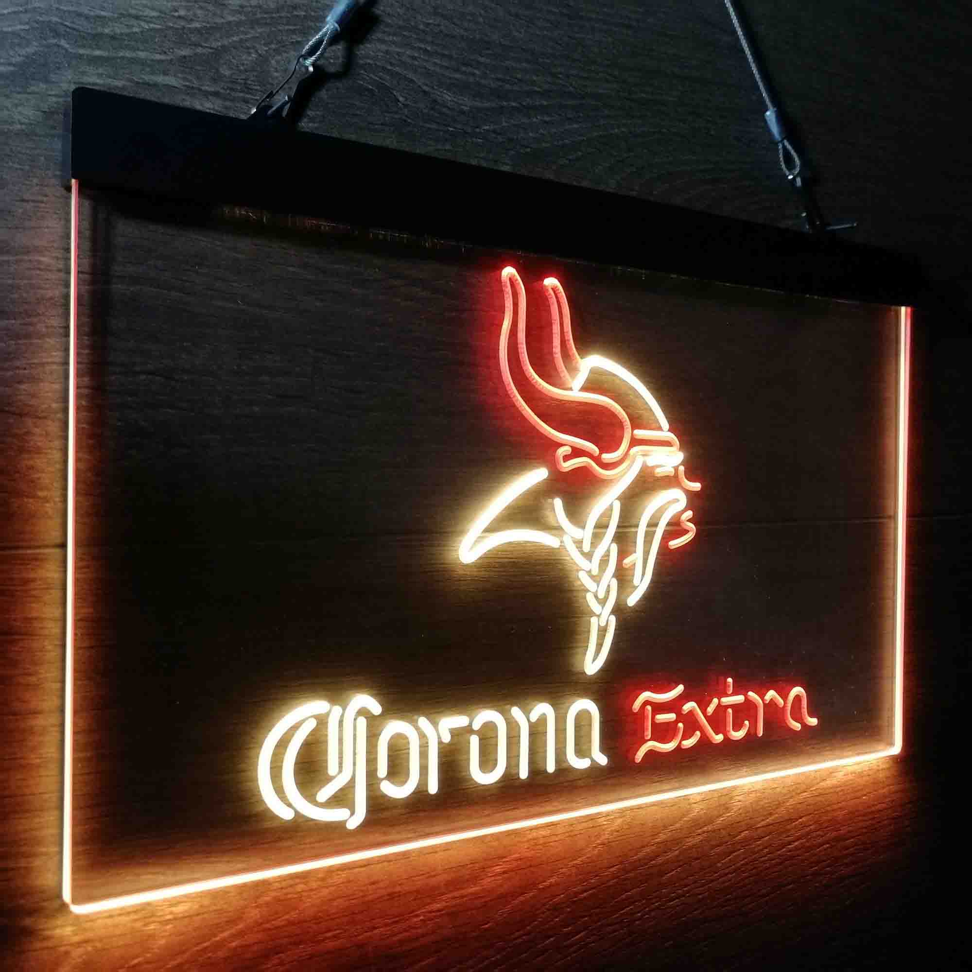 Minnesota Vikings Corona Extra Neon-Like LED Sign - Image 21