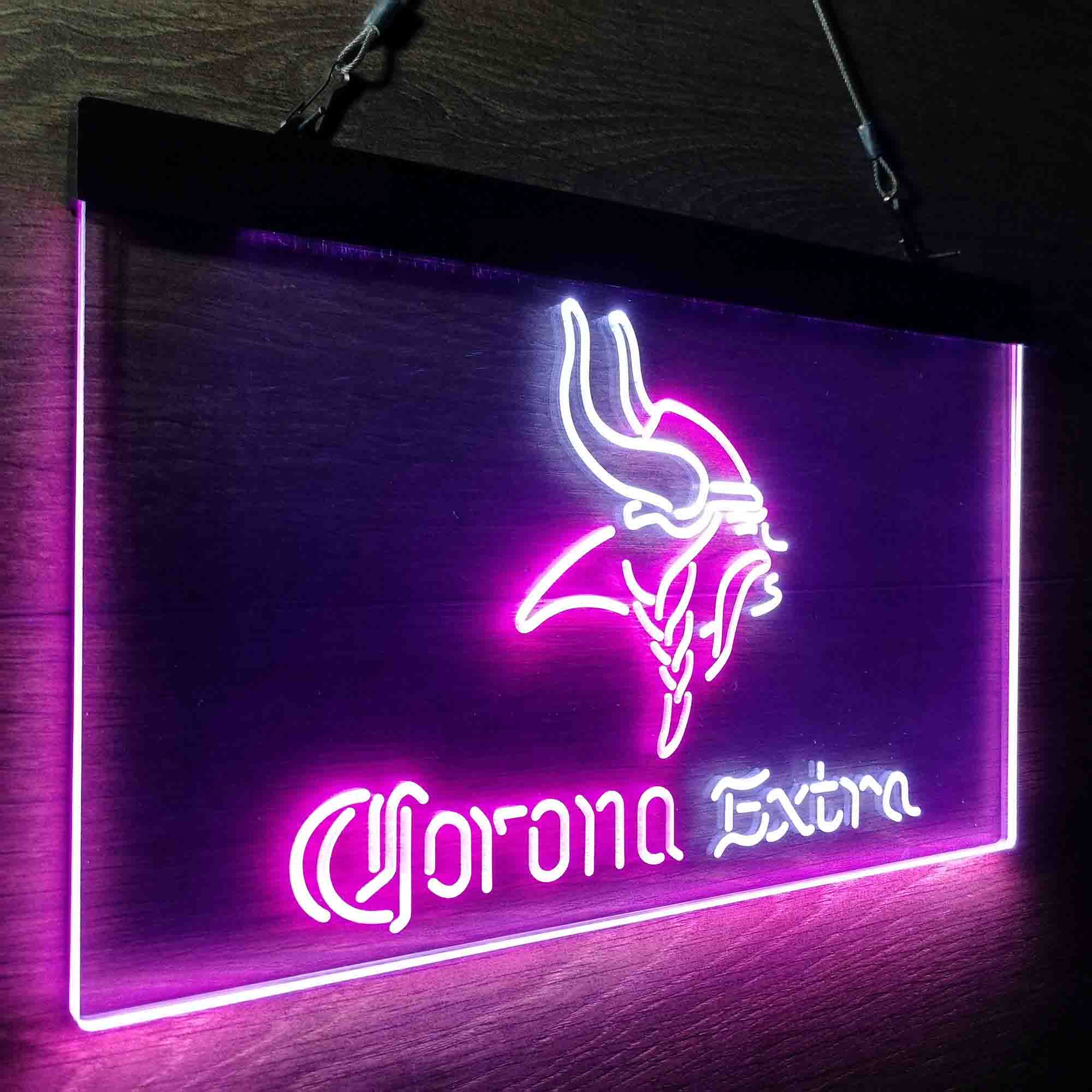 Minnesota Vikings Corona Extra Neon-Like LED Sign - Image 26