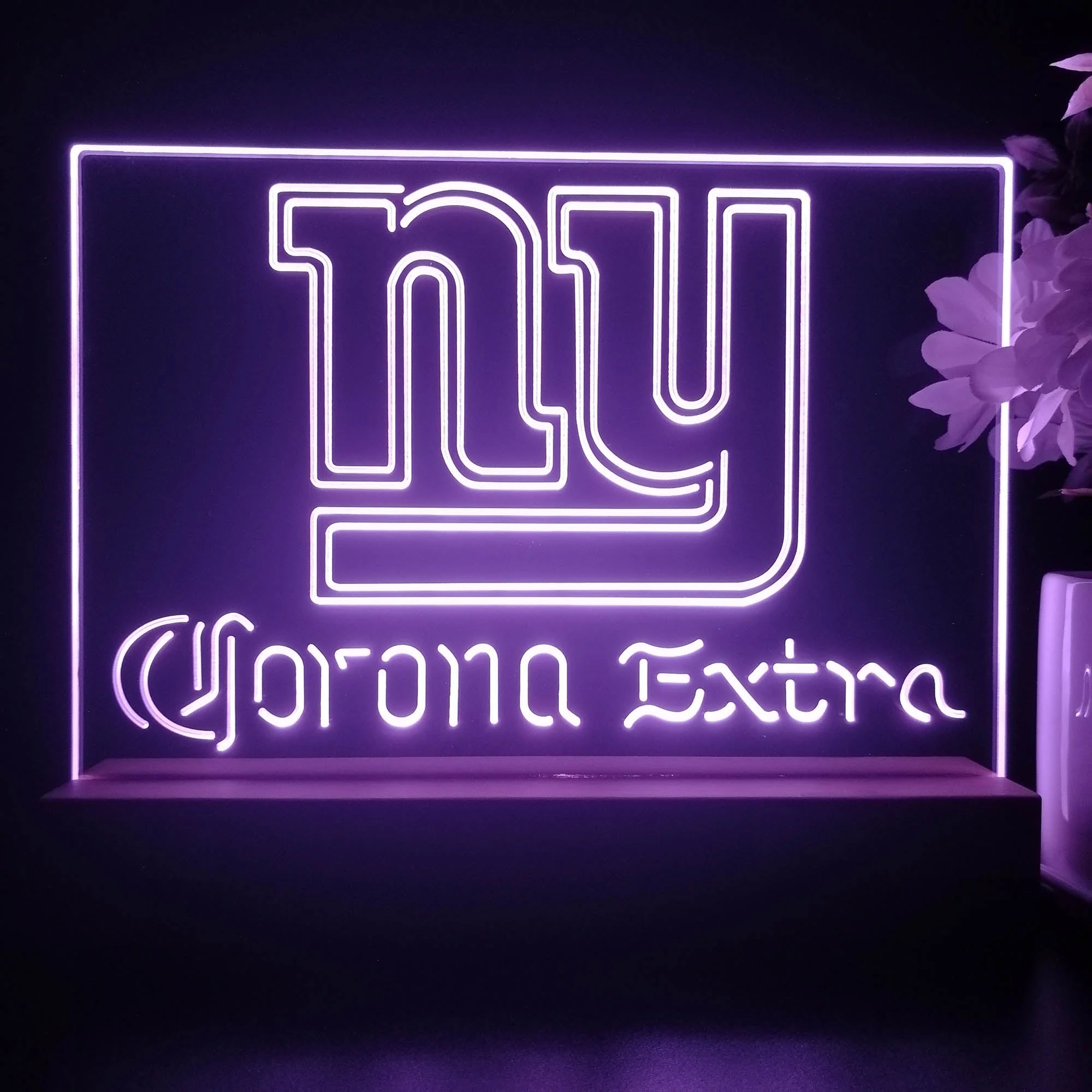 Corona Extra Bar New York Giants Est. 1925 Night Light Pub Bar Lamp - Image 3