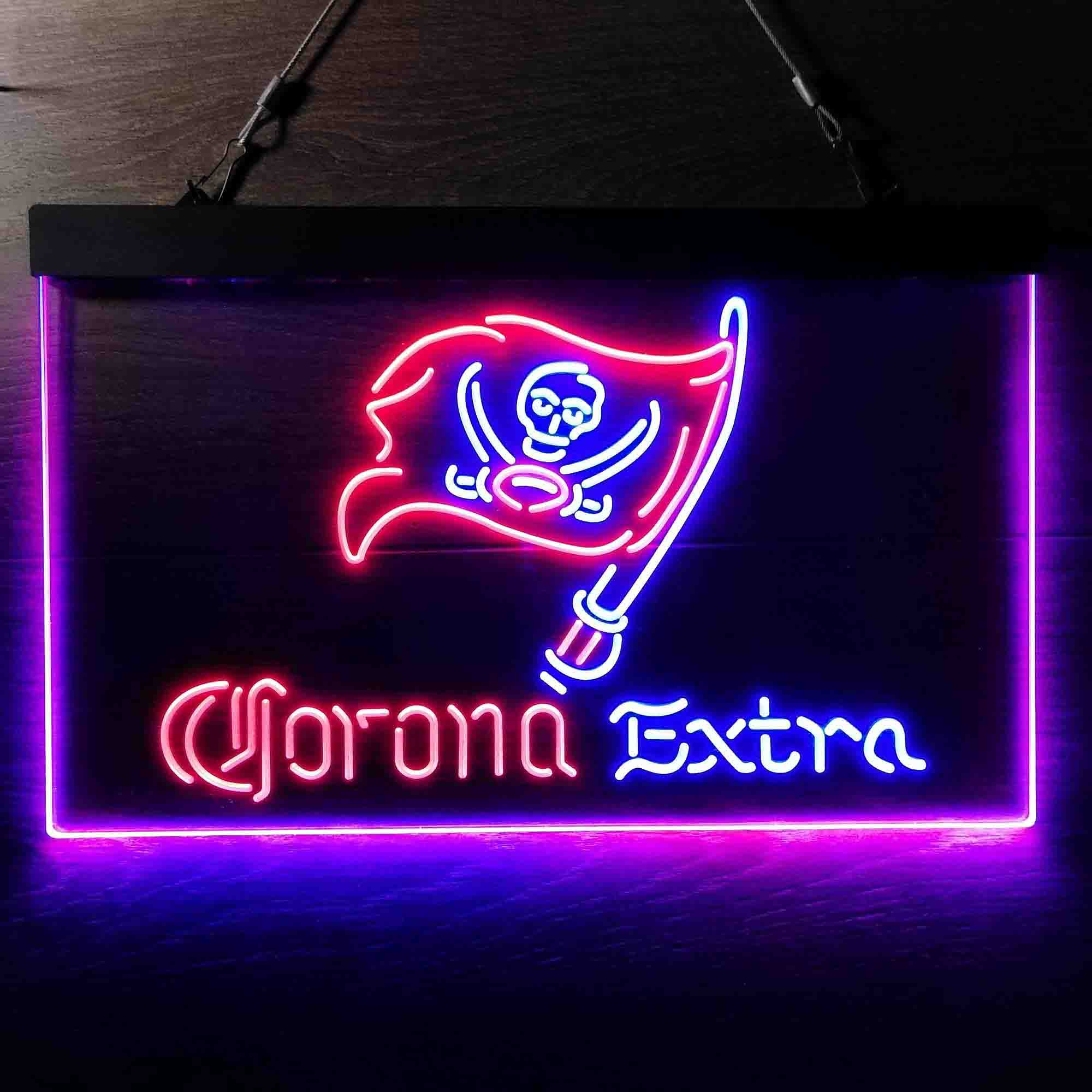 Tampa Bay Buccaneers Corona Extra Bar NeonLED Sign - Image 6