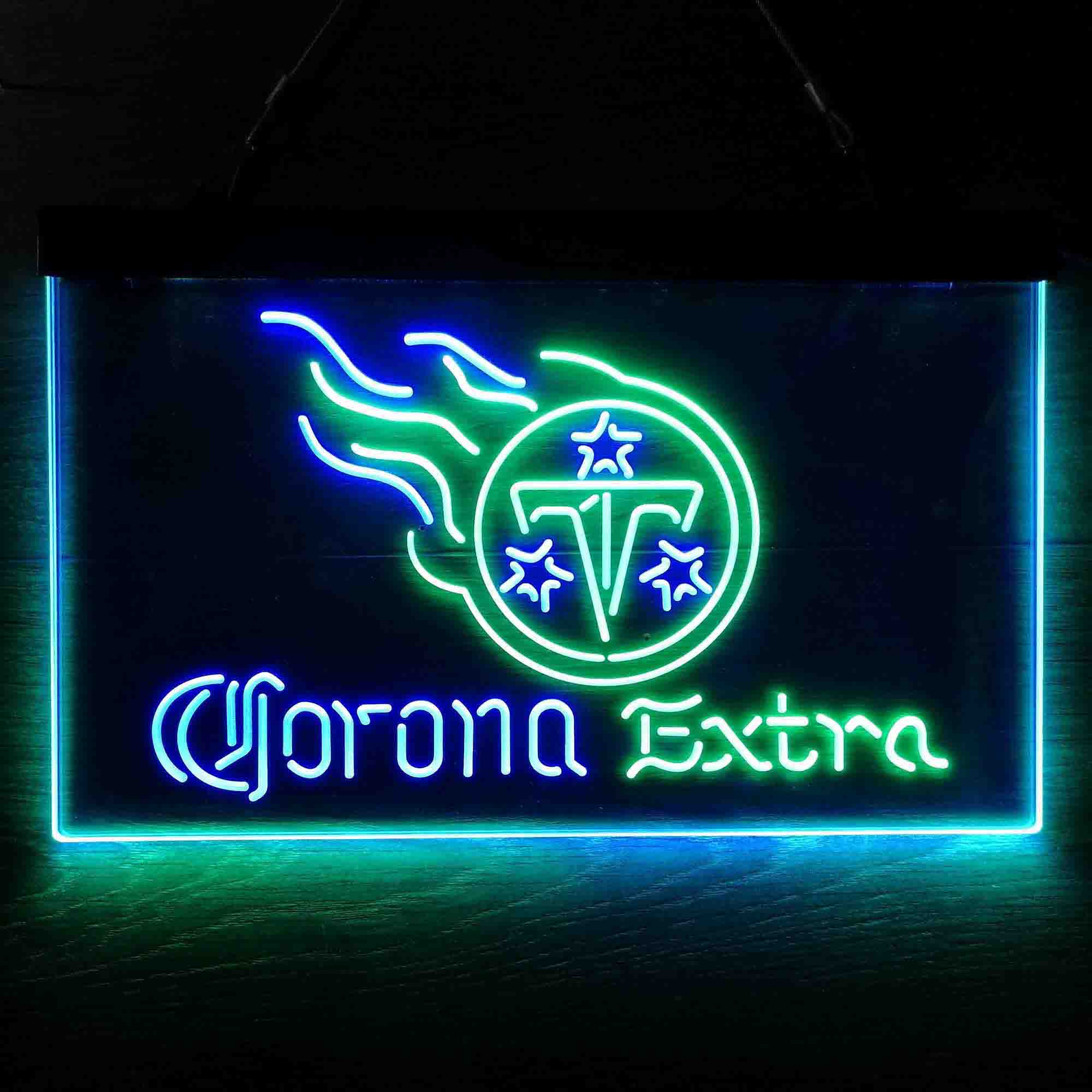 Tennessee Titans Corona Extra Bar Neon-Like LED Sign - Image 3
