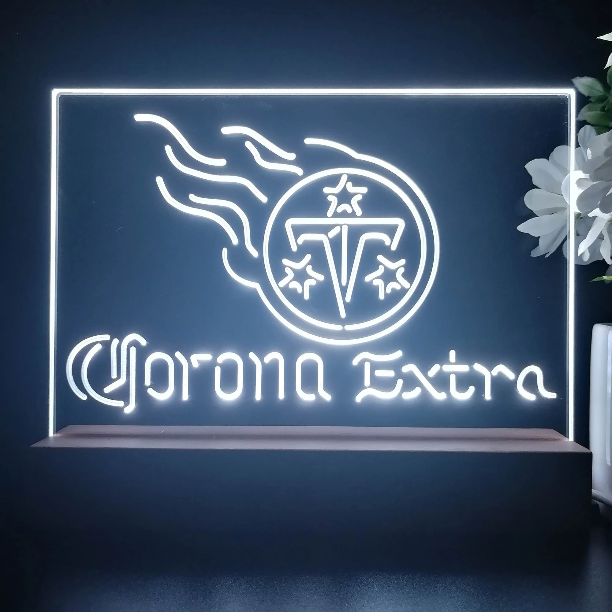 Corona Extra Bar Tennessee Titans Est. 1960 Night Light Pub Bar Lamp - Image 3