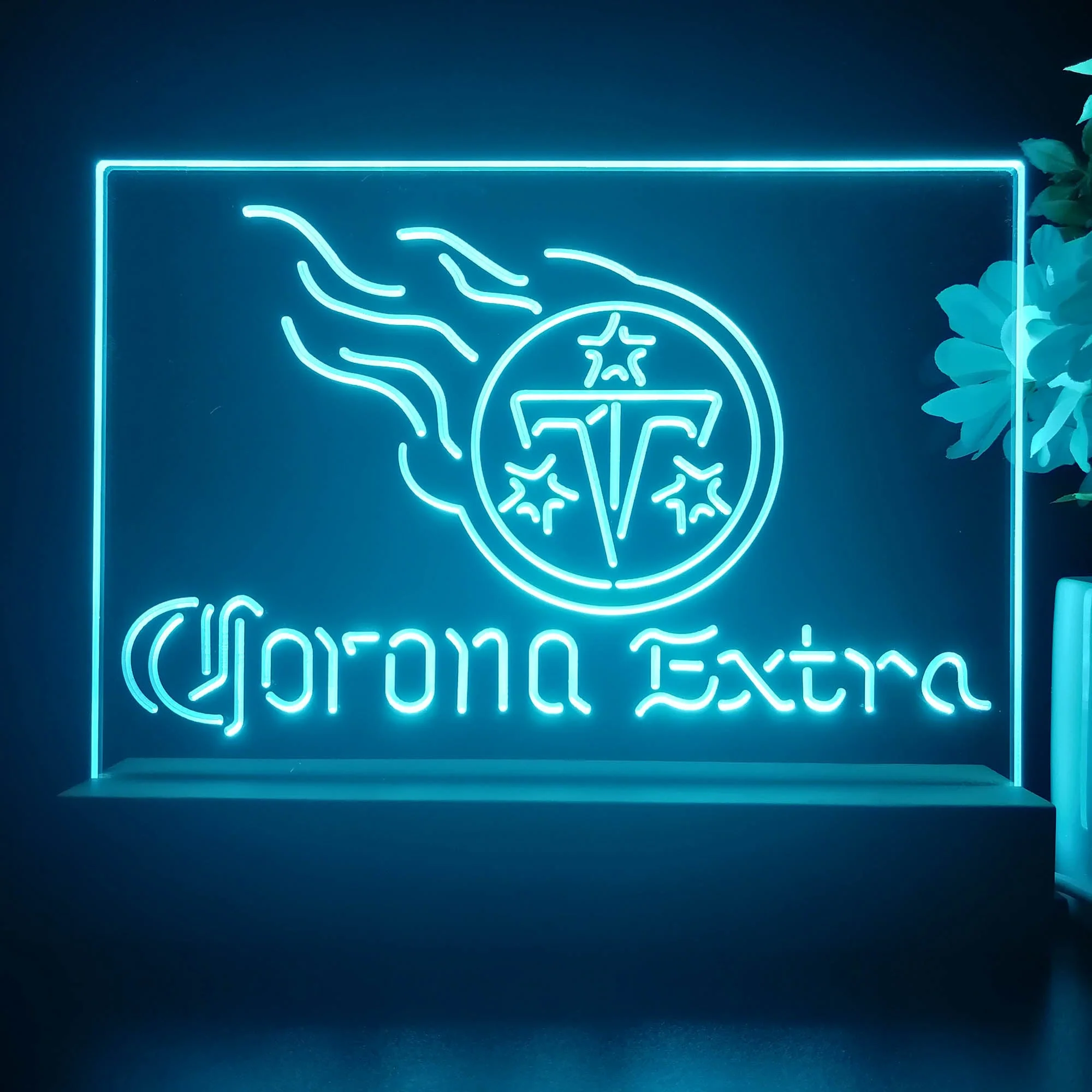 Corona Extra Bar Tennessee Titans Est. 1960 Night Light Pub Bar Lamp - Image 4