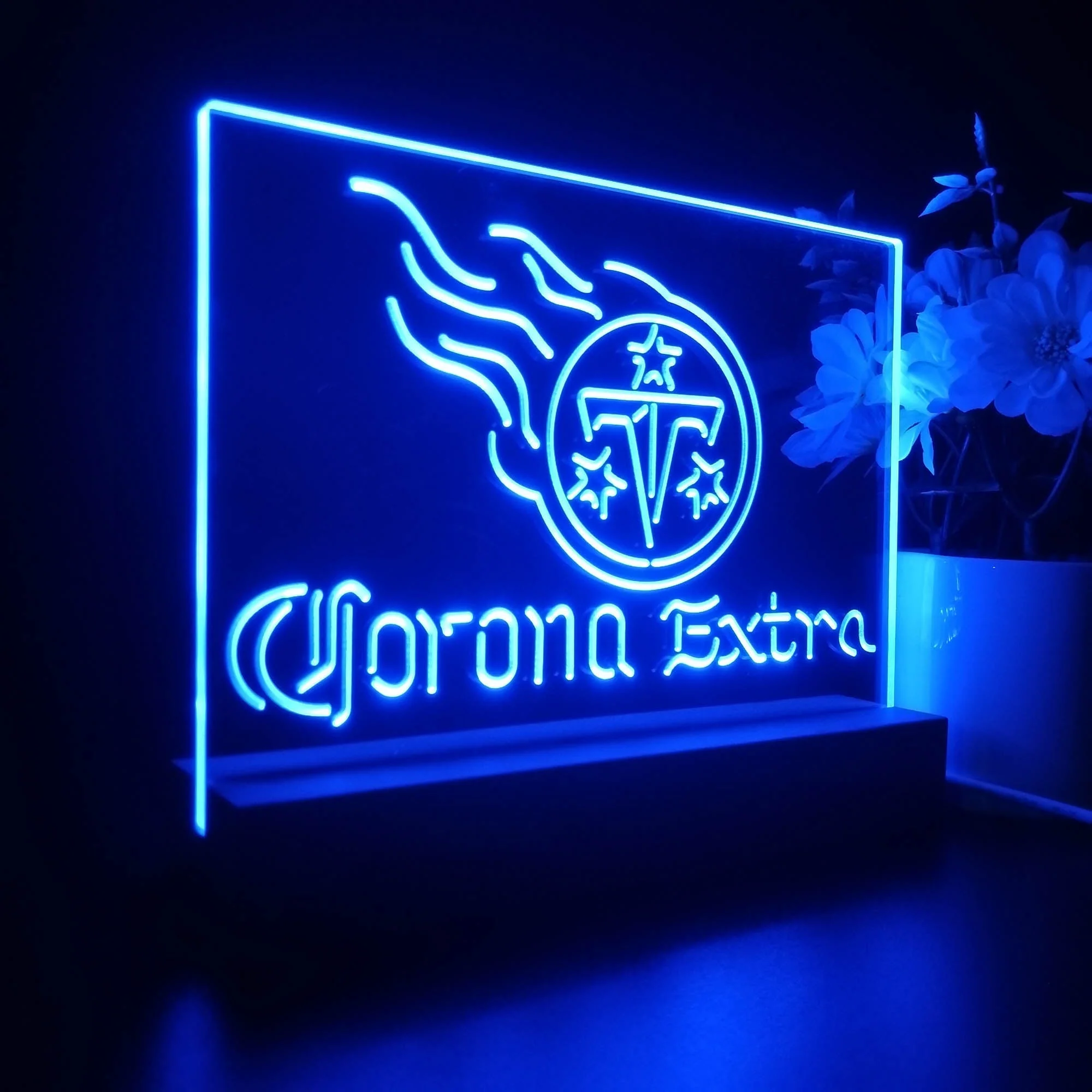Corona Extra Bar Tennessee Titans Est. 1960 Night Light Pub Bar Lamp - Image 5
