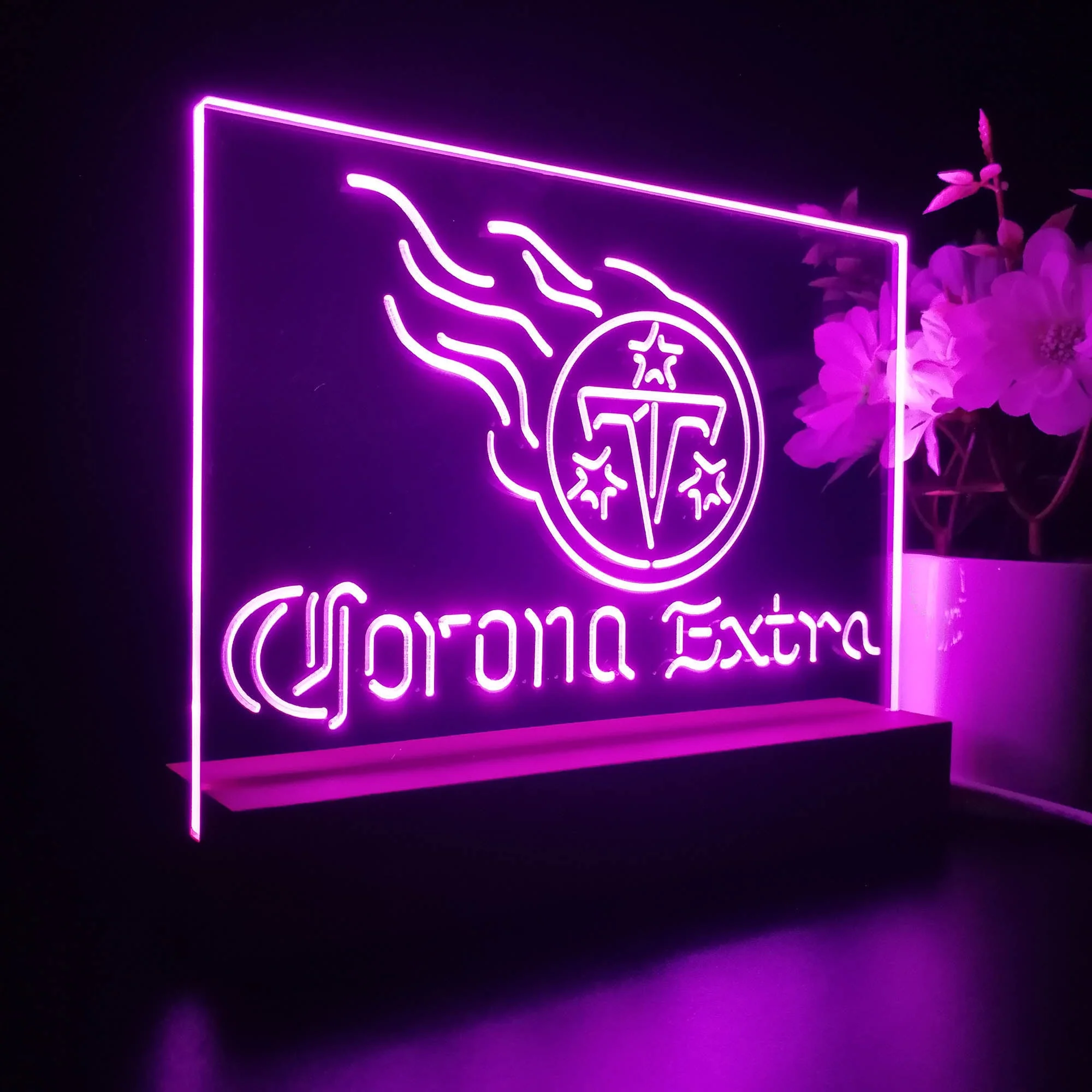 Corona Extra Bar Tennessee Titans Est. 1960 Night Light Pub Bar Lamp - Image 6