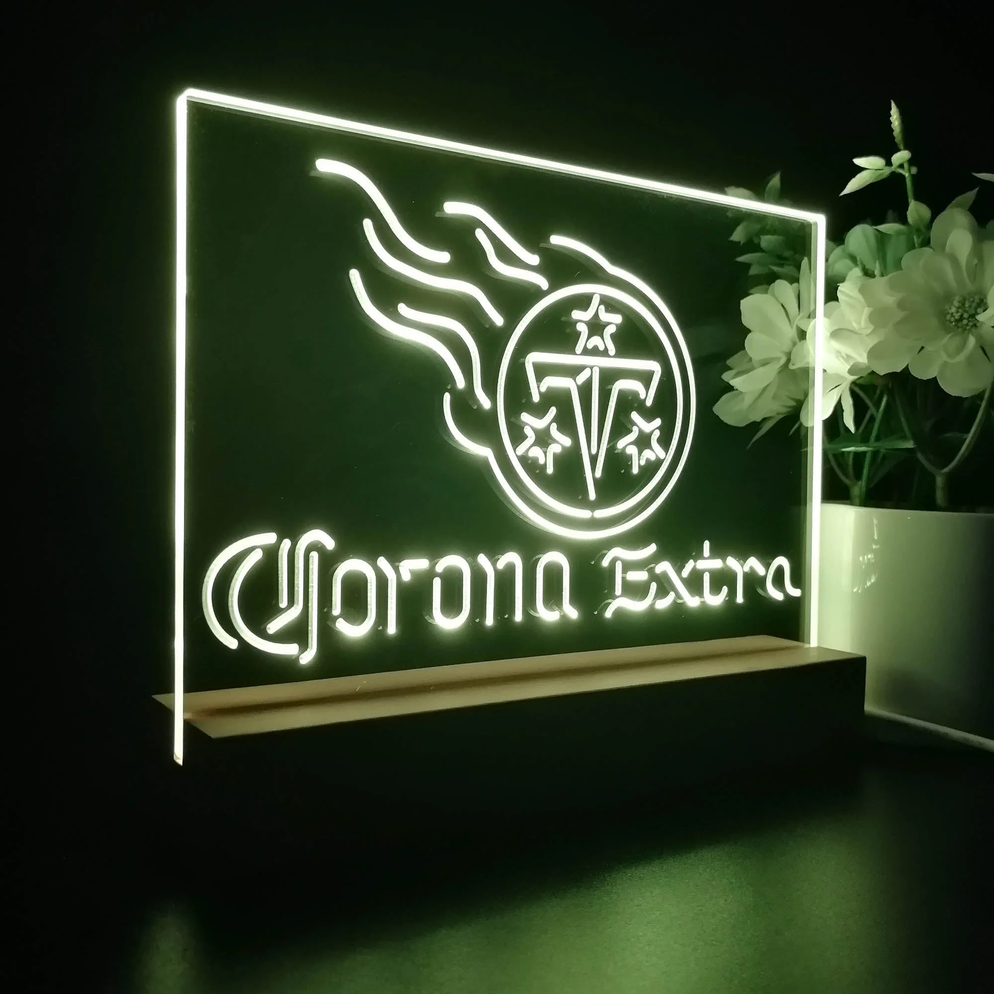 Corona Extra Bar Tennessee Titans Est. 1960 Night Light Pub Bar Lamp - Image 7