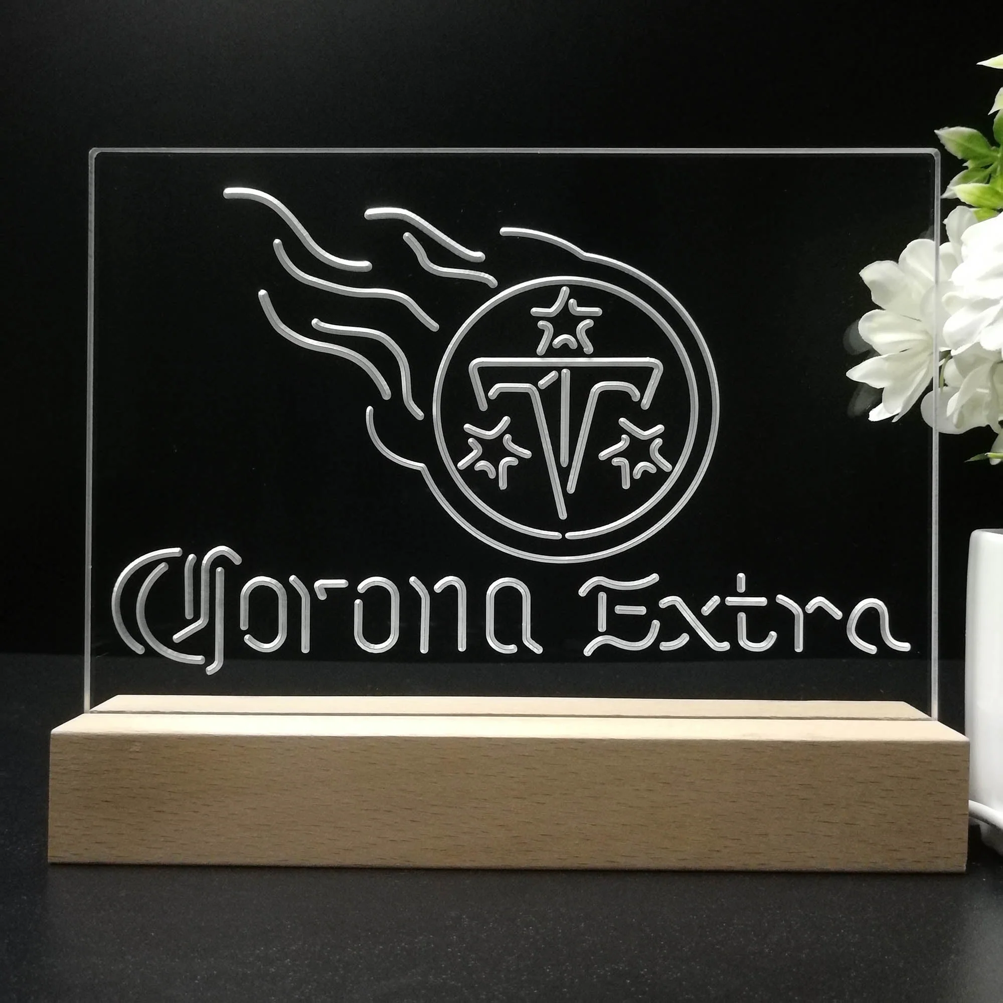 Corona Extra Bar Tennessee Titans Est. 1960 Night Light Pub Bar Lamp - Image 8