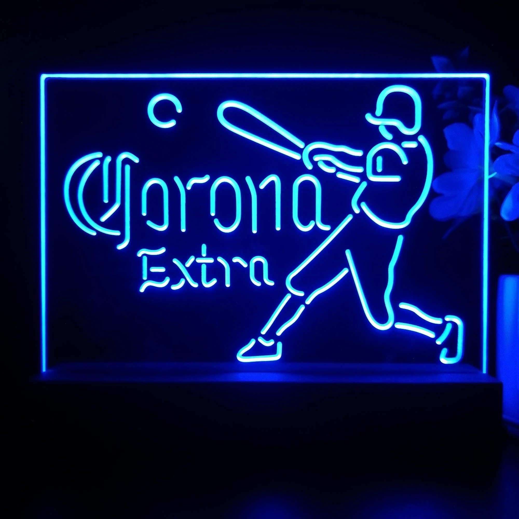 Corona Extra Baseball Sport Neon Sign Pub Bar Lamp - Image 4