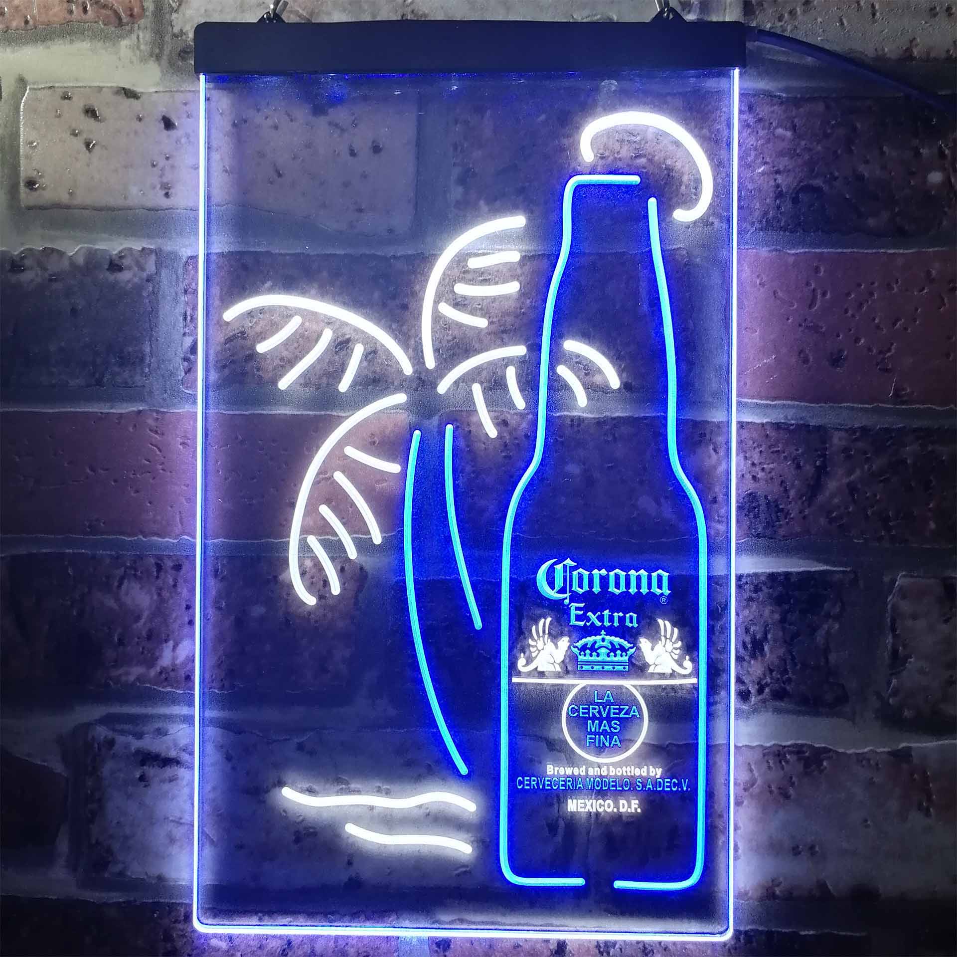 Corona Extra Bottle Palm Tree Neon Light LED Sign - Image 8