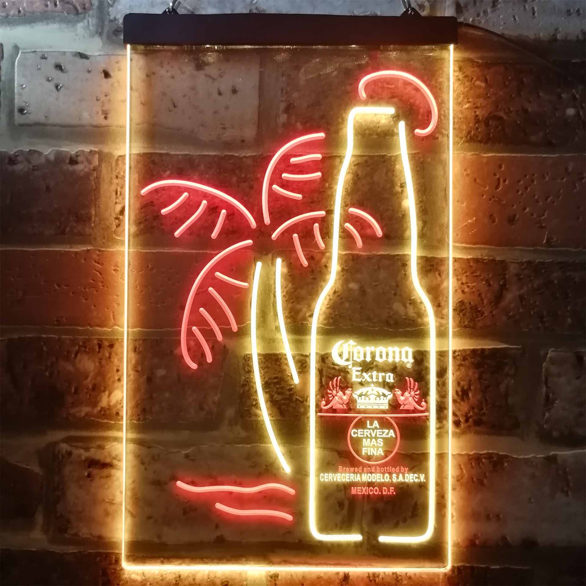 Corona Extra Bottle Palm Tree Neon Light LED Sign - Image 9