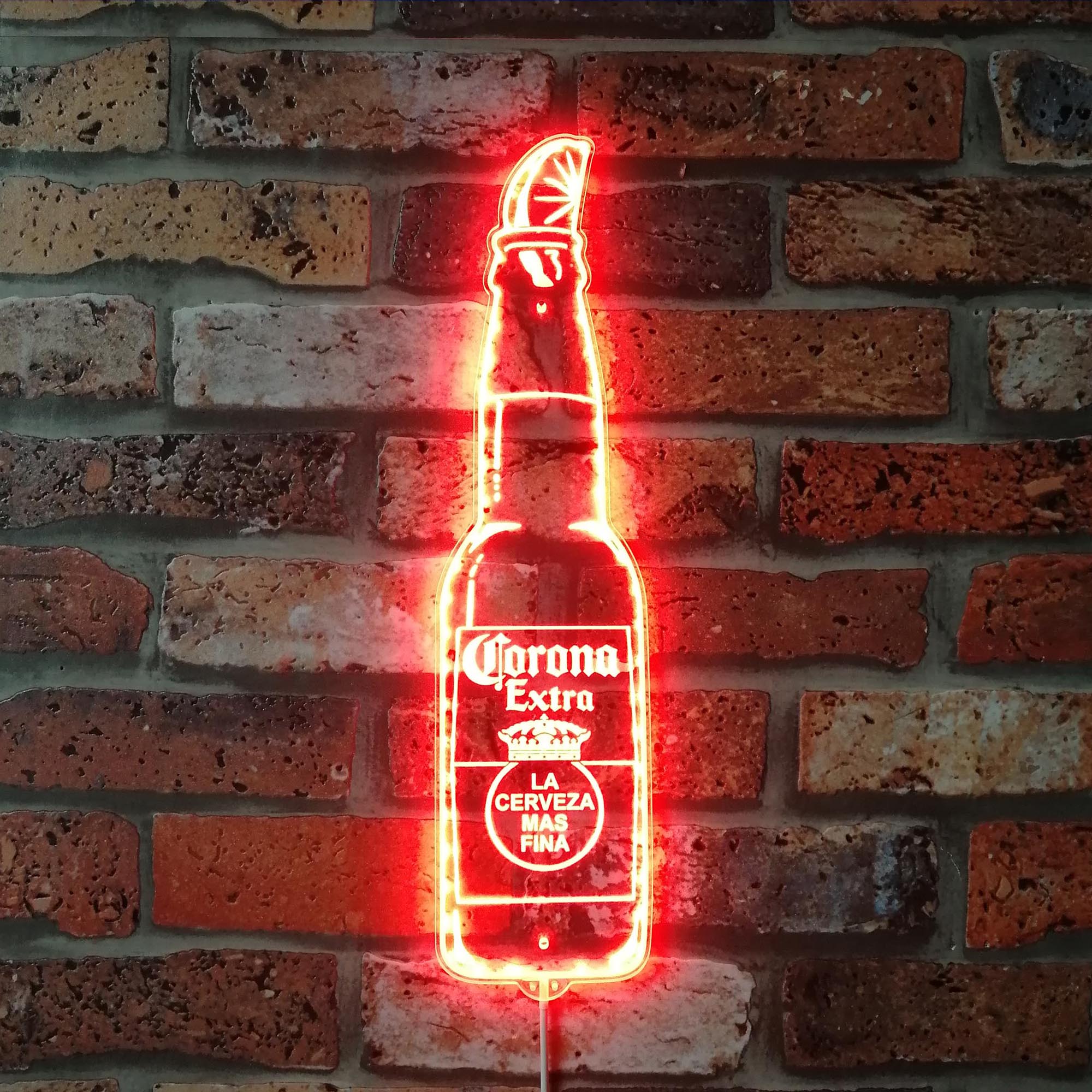 Corona Extra Neon LED Sign with Dynamic RGB Colors - Image 3