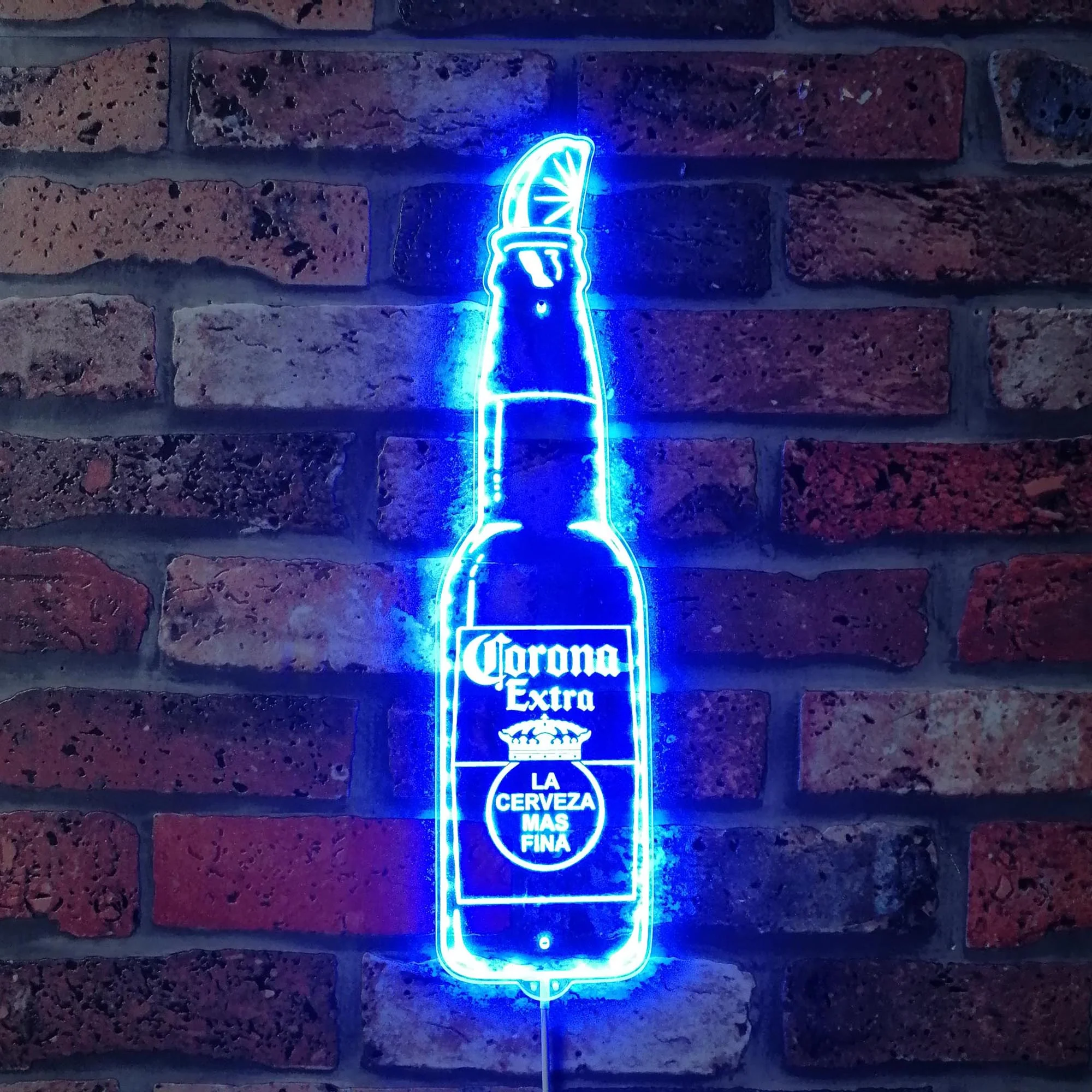 Corona Extra Neon LED Sign with Dynamic RGB Colors - Image 4