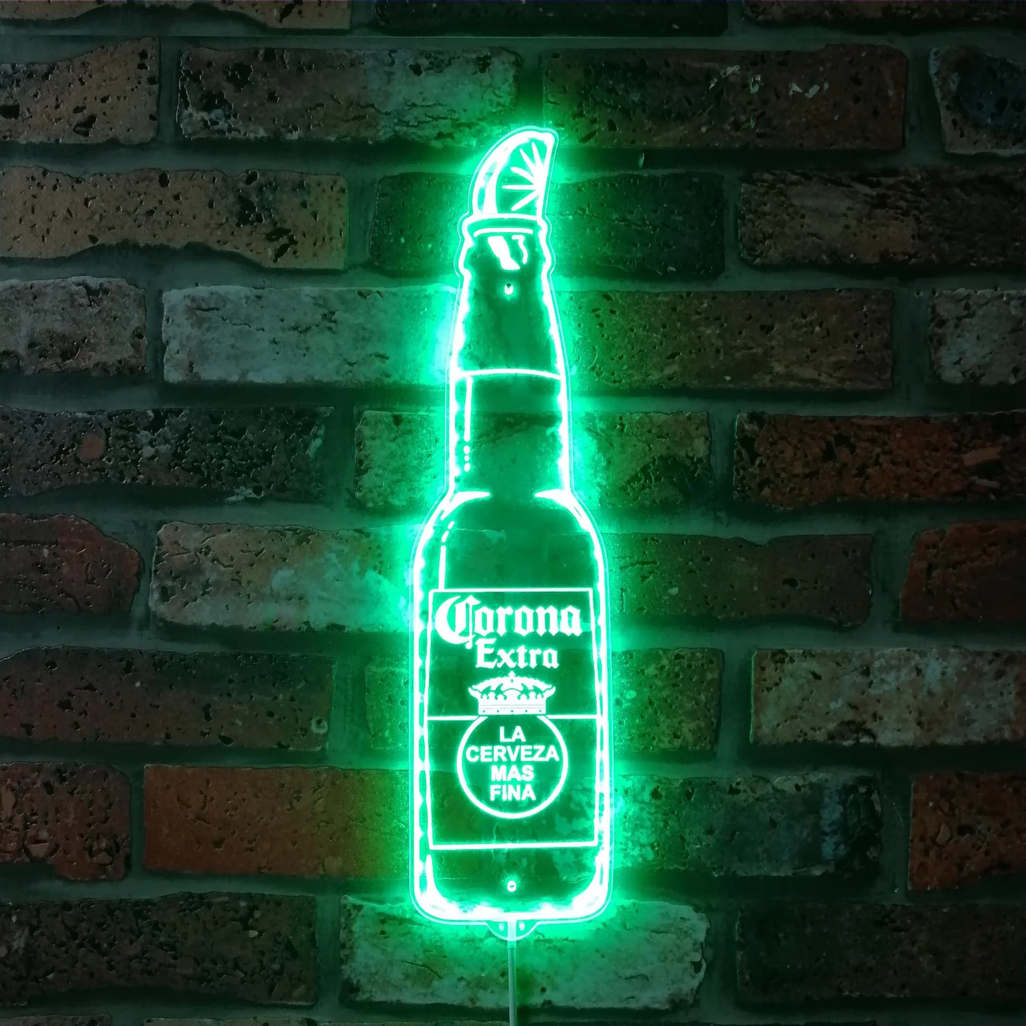 Corona Extra Neon LED Sign with Dynamic RGB Colors - Image 6